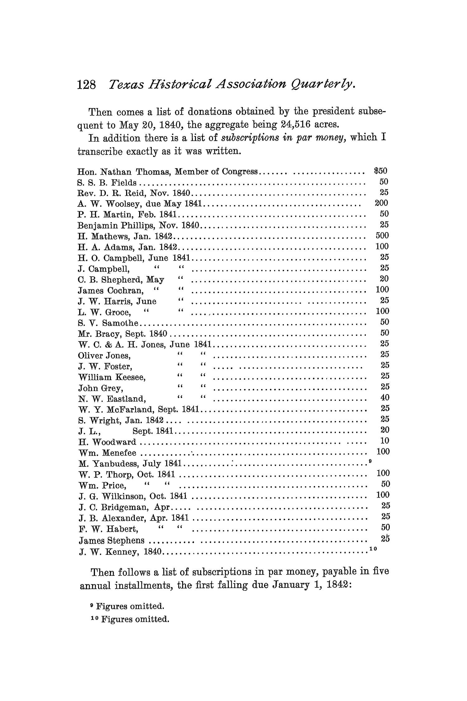 The Quarterly of the Texas State Historical Association, Volume 2, July 1898 - April, 1899
                                                
                                                    128
                                                