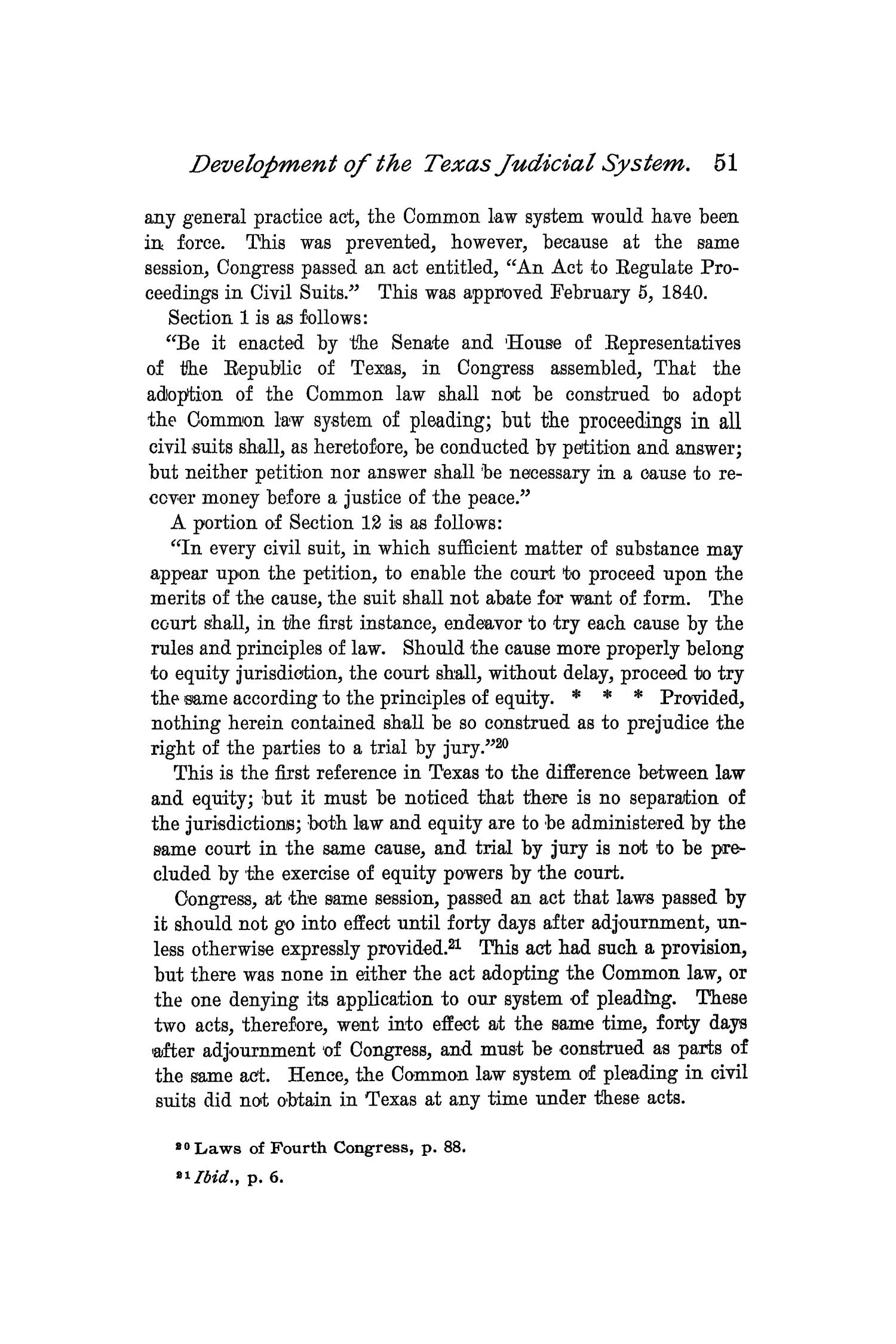 The Quarterly of the Texas State Historical Association, Volume 2, July 1898 - April, 1899
                                                
                                                    51
                                                