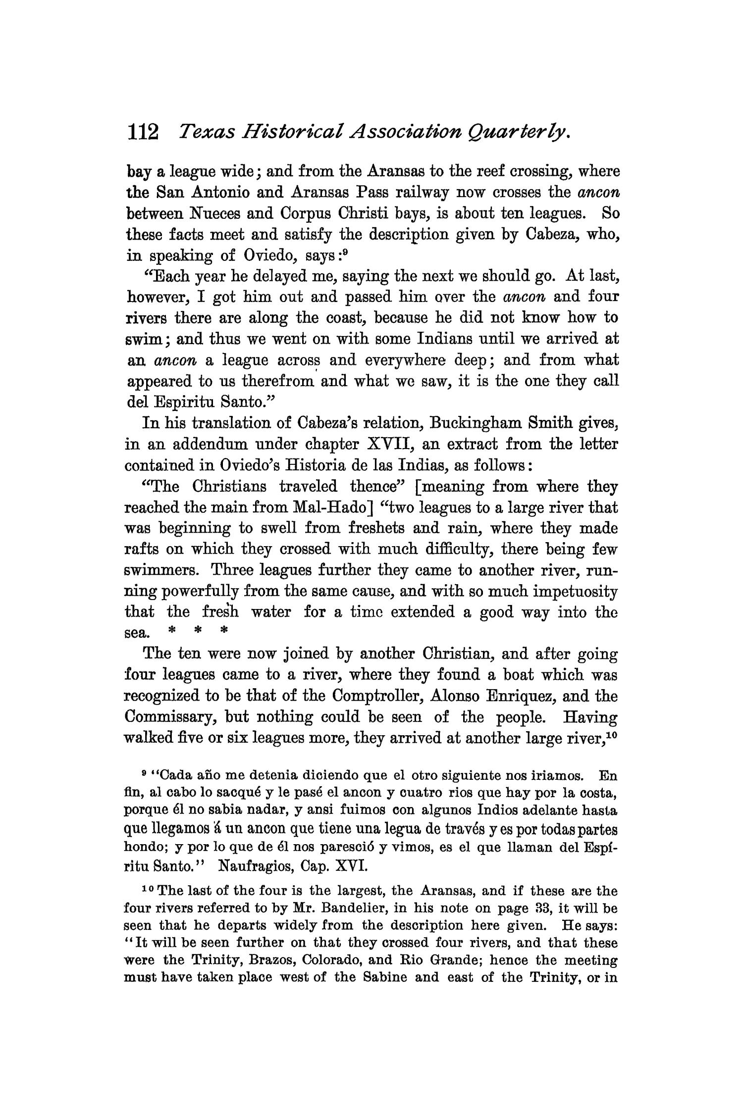 The Quarterly of the Texas State Historical Association, Volume 3, July 1899 - April, 1900
                                                
                                                    112
                                                