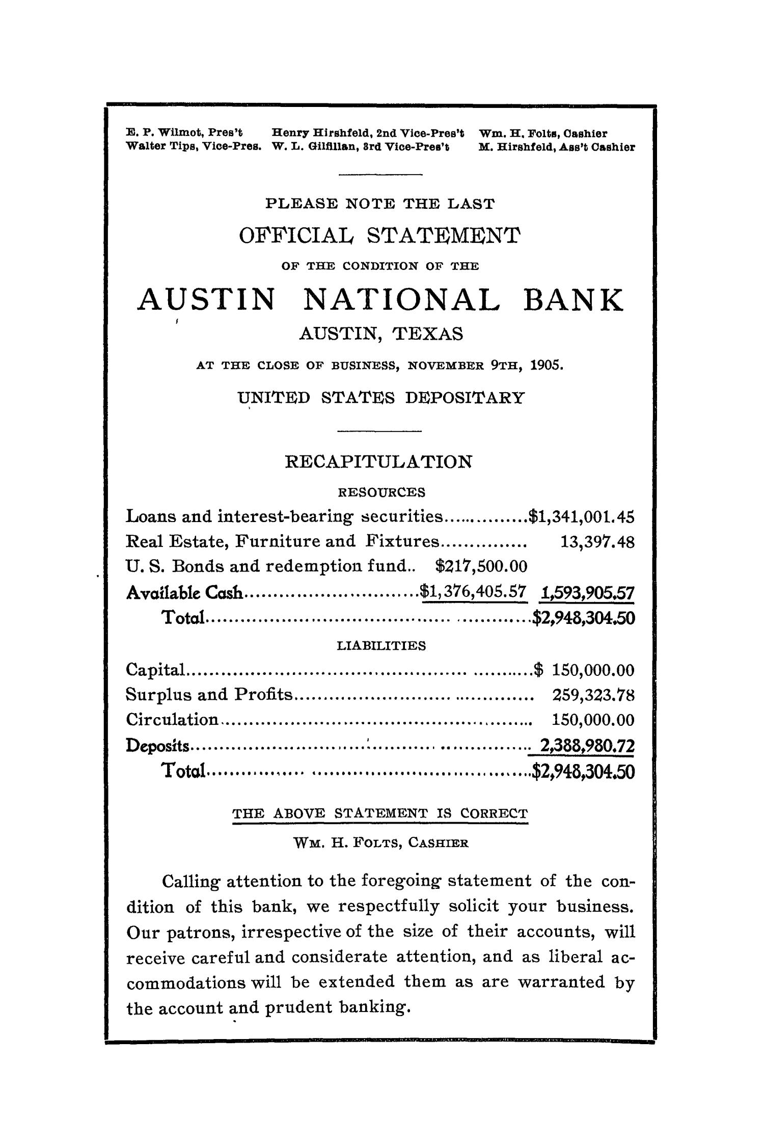 The Quarterly of the Texas State Historical Association, Volume 3, July 1899 - April, 1900
                                                
                                                    None
                                                