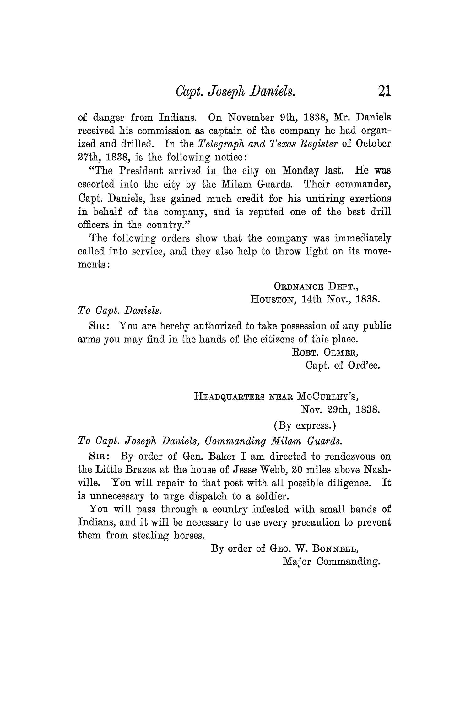 The Quarterly of the Texas State Historical Association, Volume 5, July 1901 - April, 1902
                                                
                                                    21
                                                