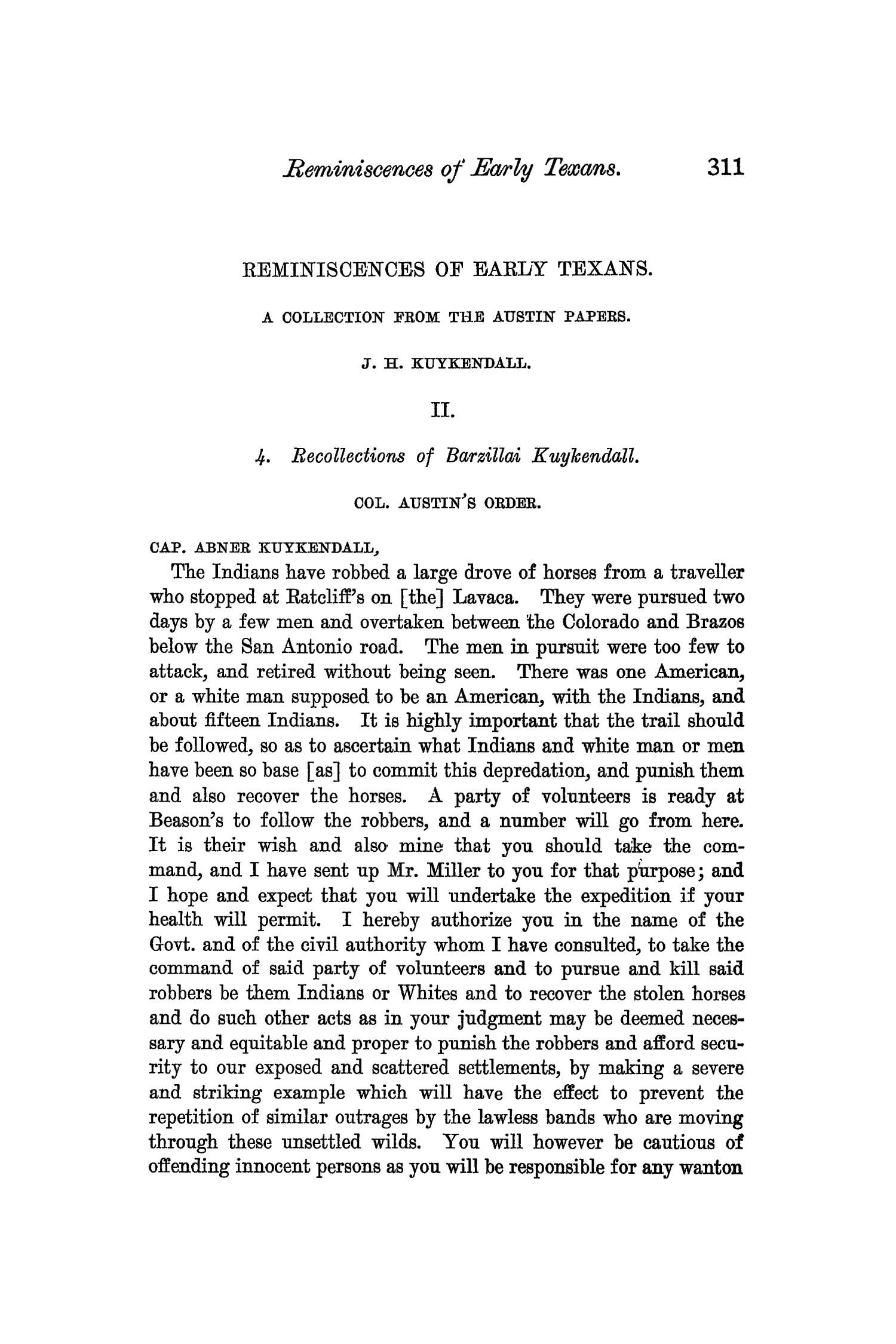 The Quarterly of the Texas State Historical Association, Volume 6, July 1902 - April, 1903
                                                
                                                    311
                                                