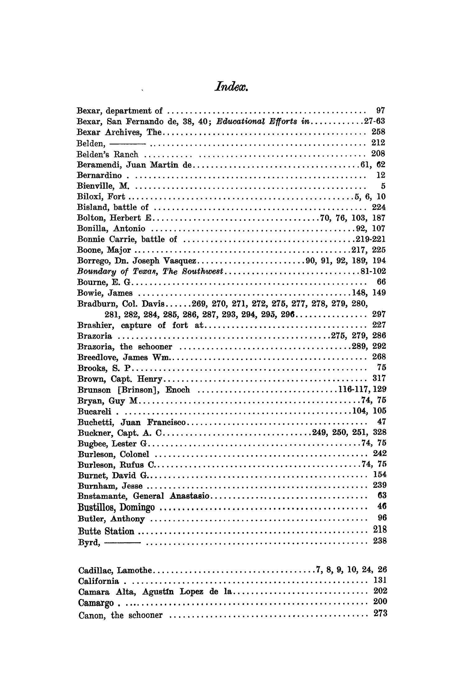The Quarterly of the Texas State Historical Association, Volume 6, July 1902 - April, 1903
                                                
                                                    380
                                                