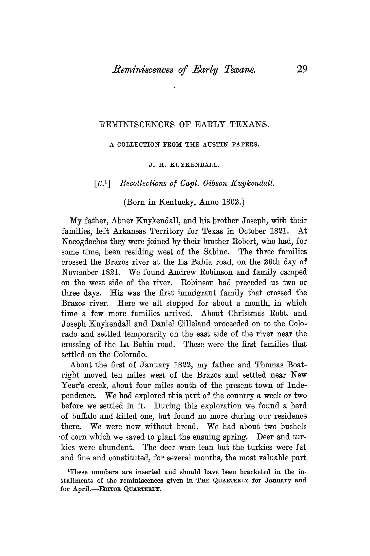 The Quarterly of the Texas State Historical Association, Volume 7, July 1903 - April, 1904
                                                
                                                    29
                                                