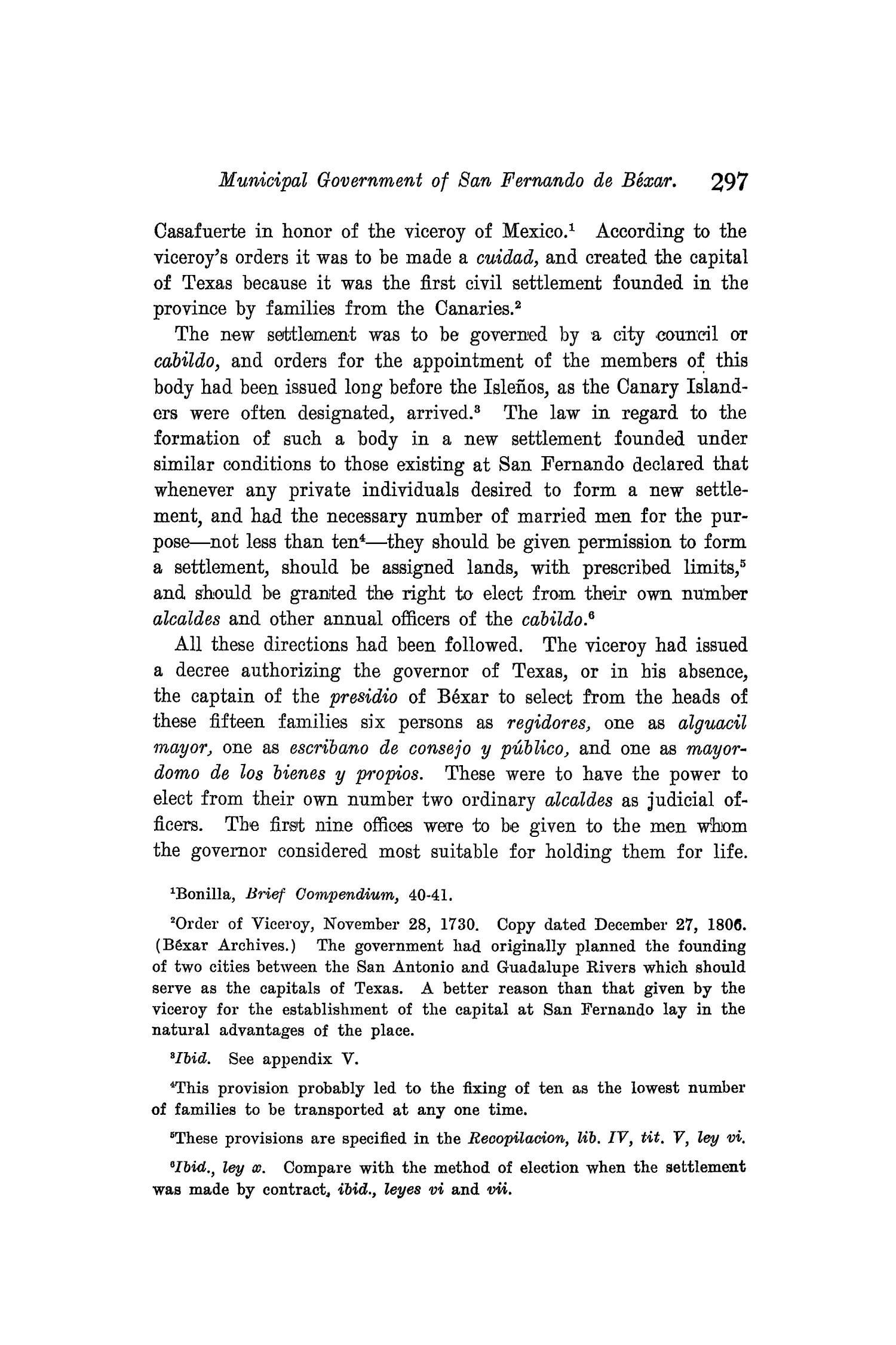 The Quarterly of the Texas State Historical Association, Volume 8, July 1904 - April, 1905
                                                
                                                    297
                                                