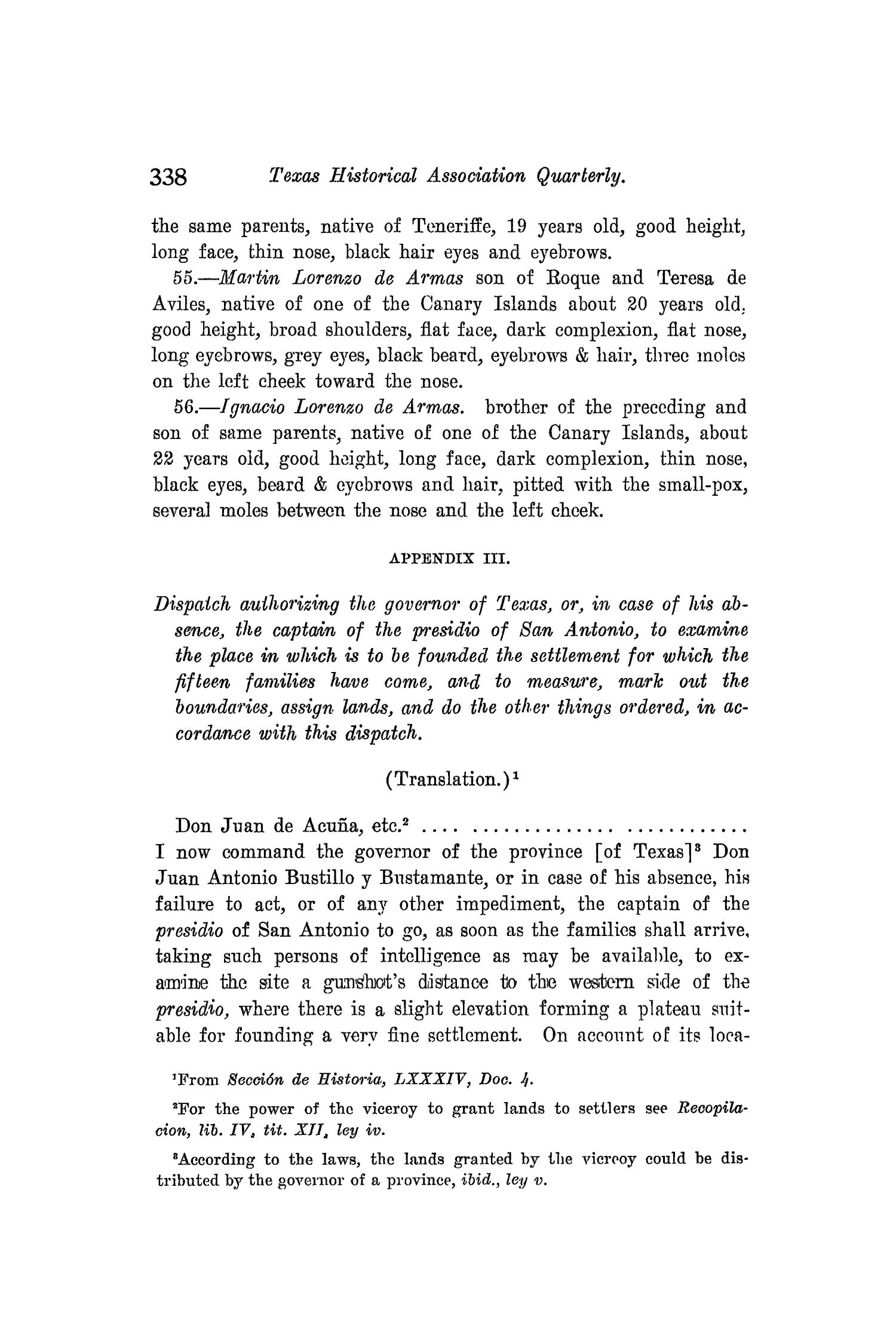 The Quarterly of the Texas State Historical Association, Volume 8, July 1904 - April, 1905
                                                
                                                    338
                                                