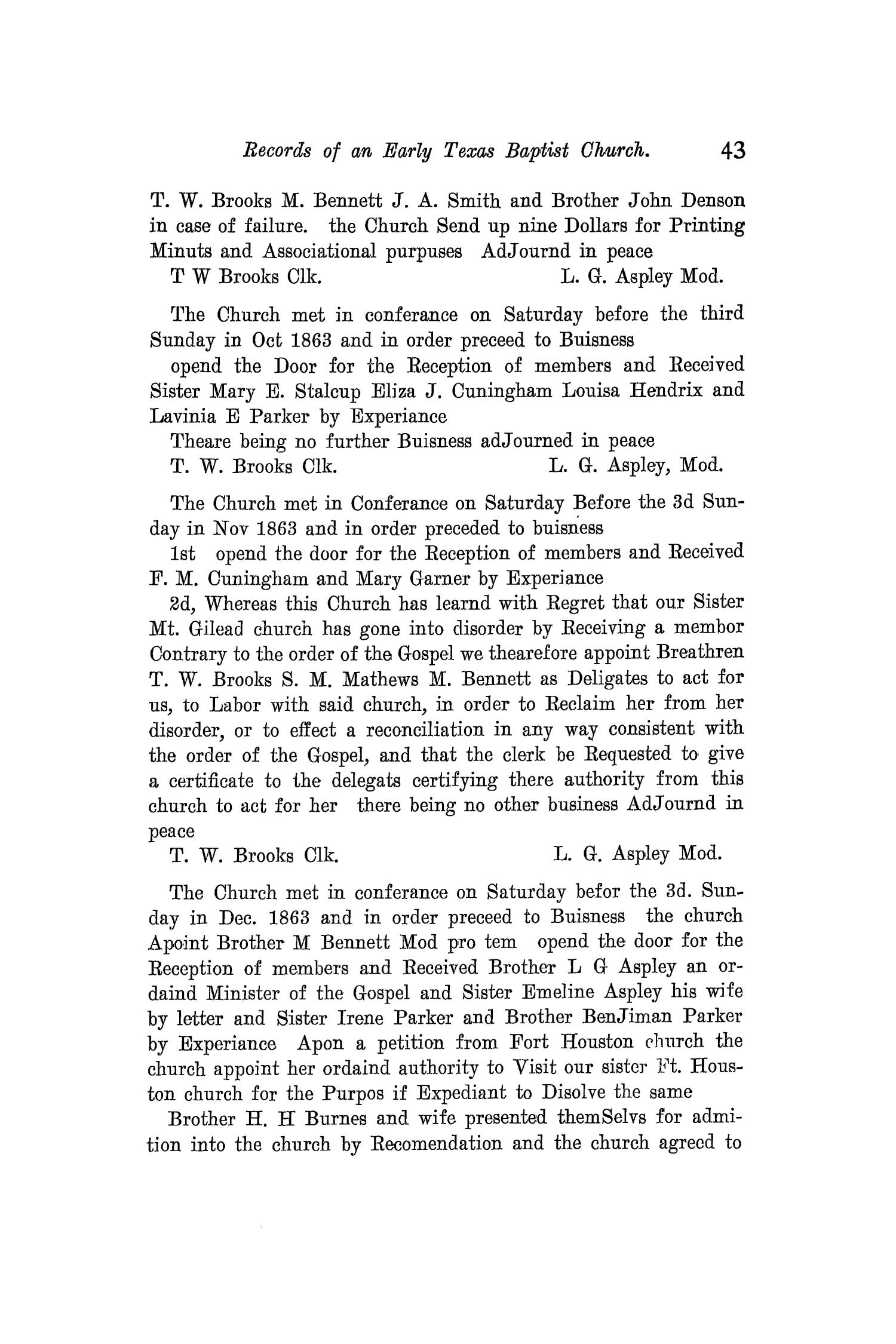 The Quarterly of the Texas State Historical Association, Volume 12, July 1908 - April, 1909
                                                
                                                    43
                                                