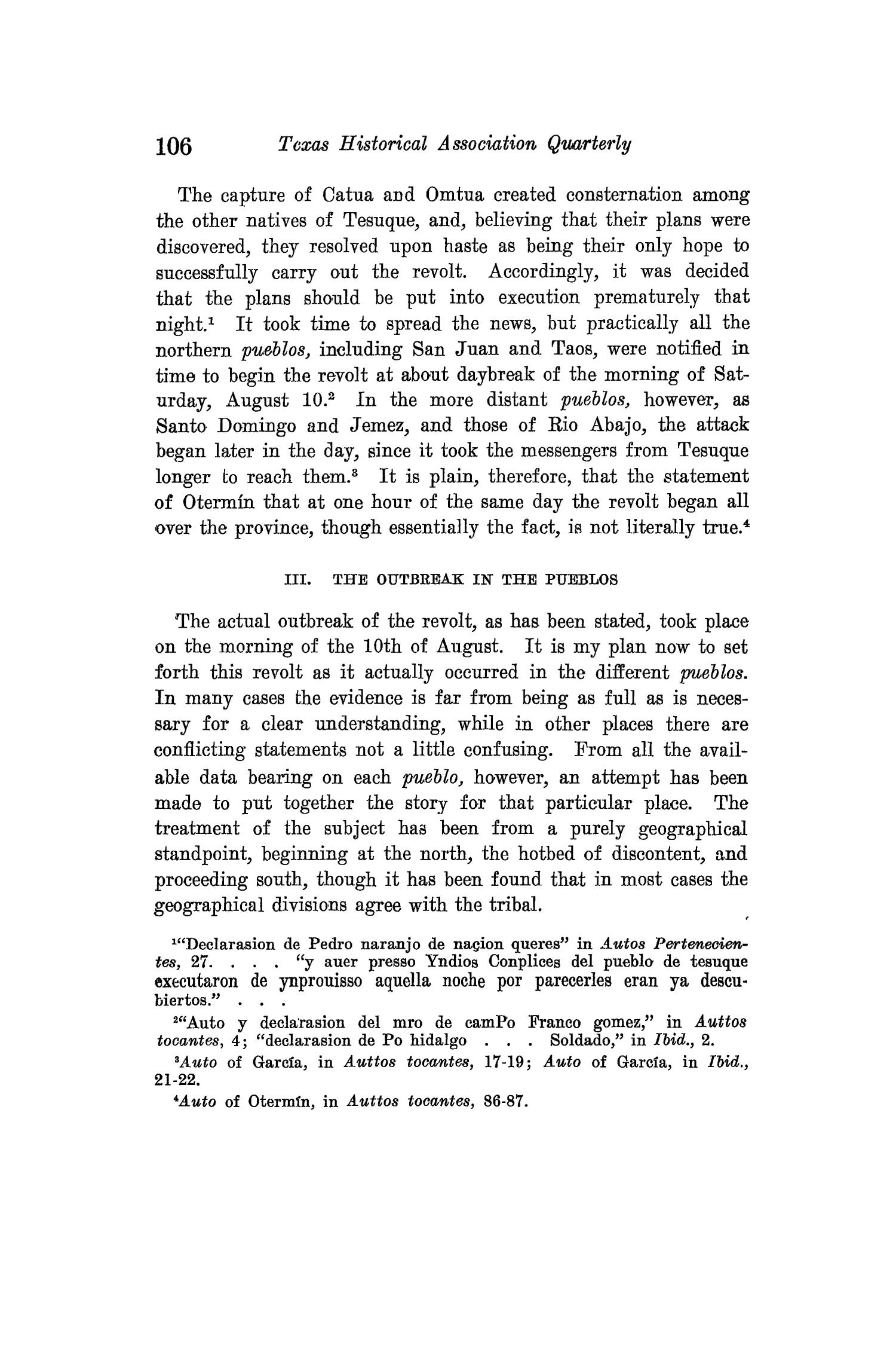 The Quarterly of the Texas State Historical Association, Volume 15, July 1911 - April, 1912
                                                
                                                    106
                                                
