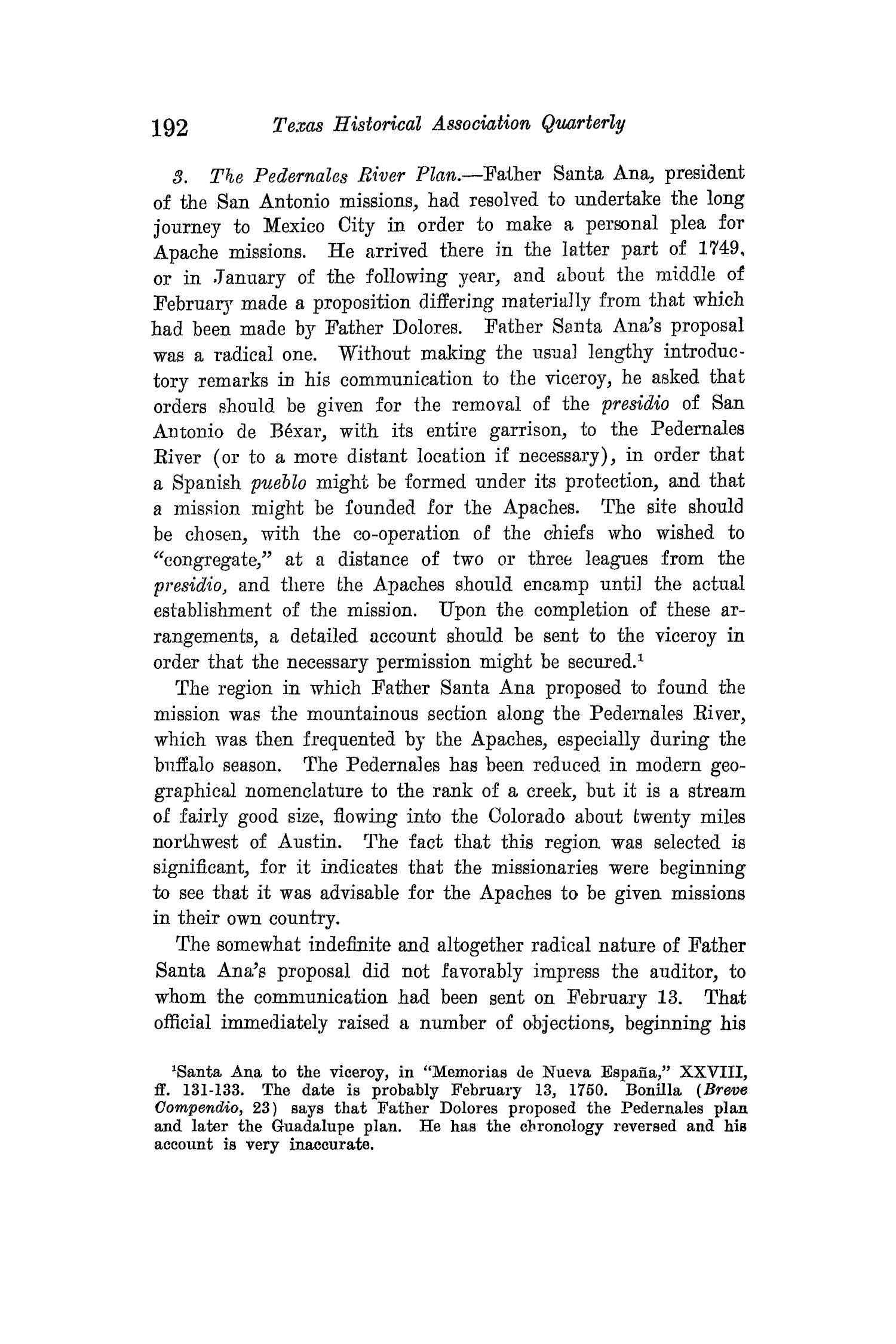 The Quarterly of the Texas State Historical Association, Volume 15, July 1911 - April, 1912
                                                
                                                    192
                                                