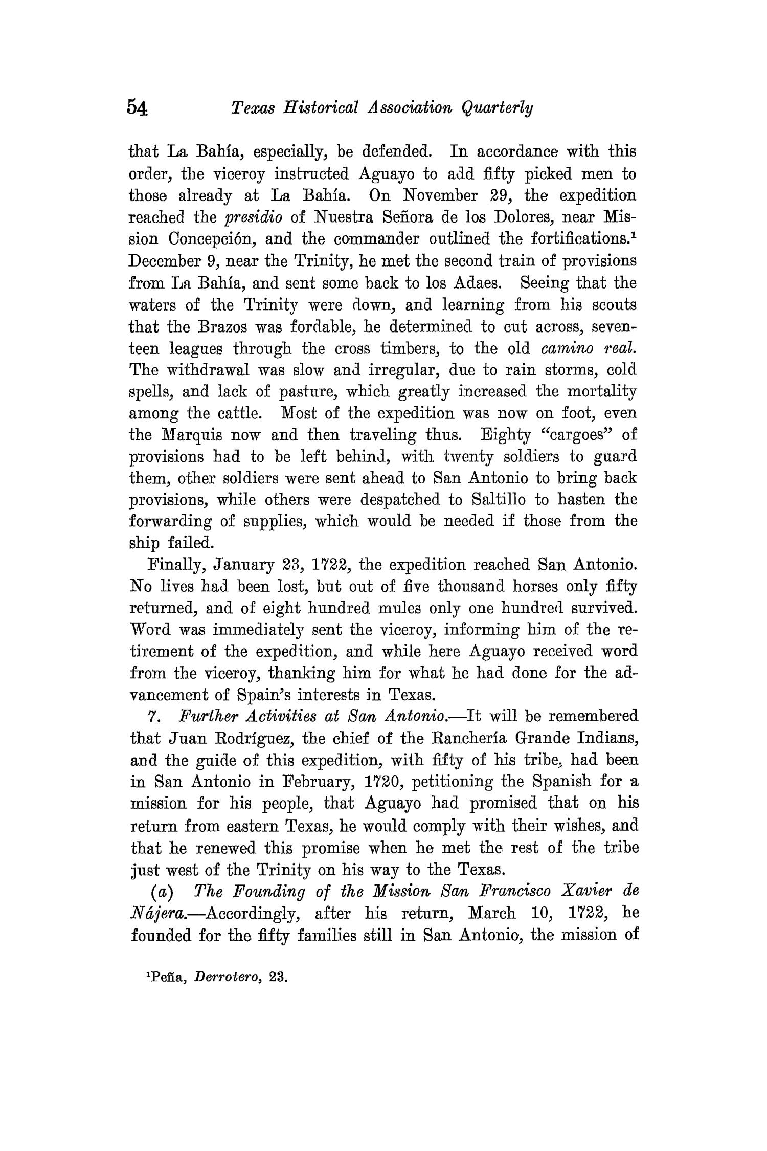 The Quarterly of the Texas State Historical Association, Volume 15, July 1911 - April, 1912
                                                
                                                    54
                                                