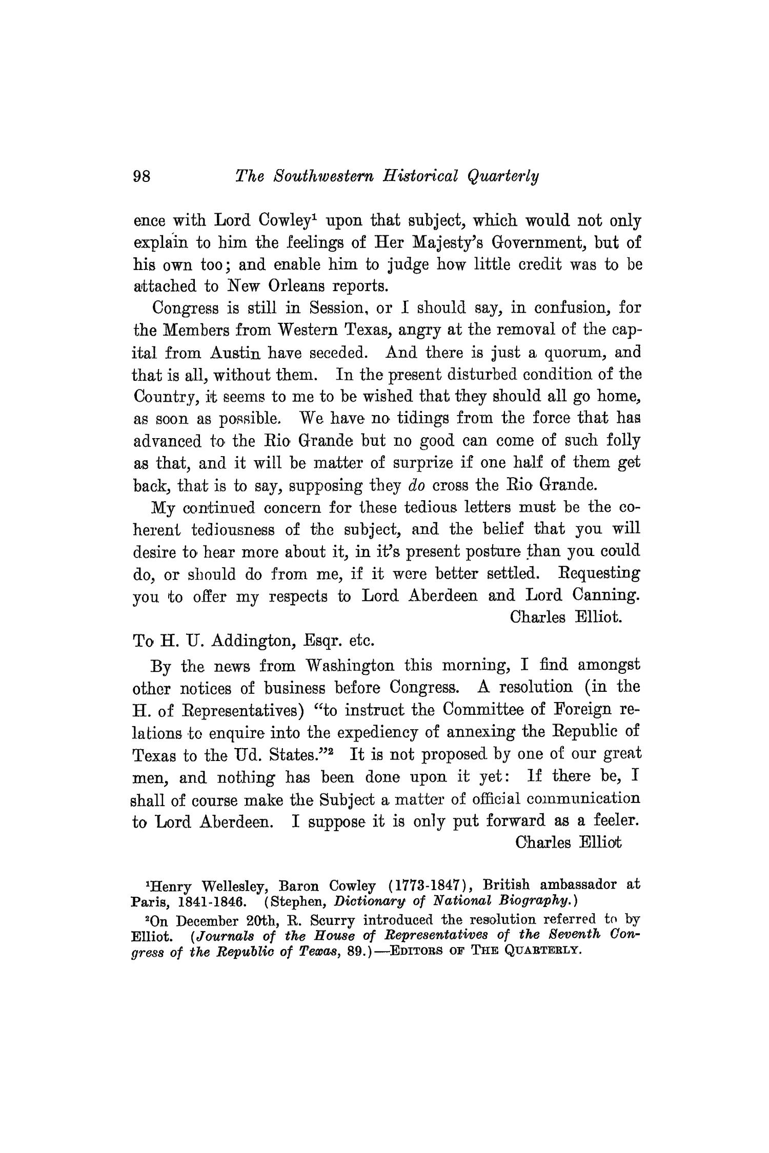 The Southwestern Historical Quarterly, Volume 16, July 1912 - April, 1913
                                                
                                                    98
                                                