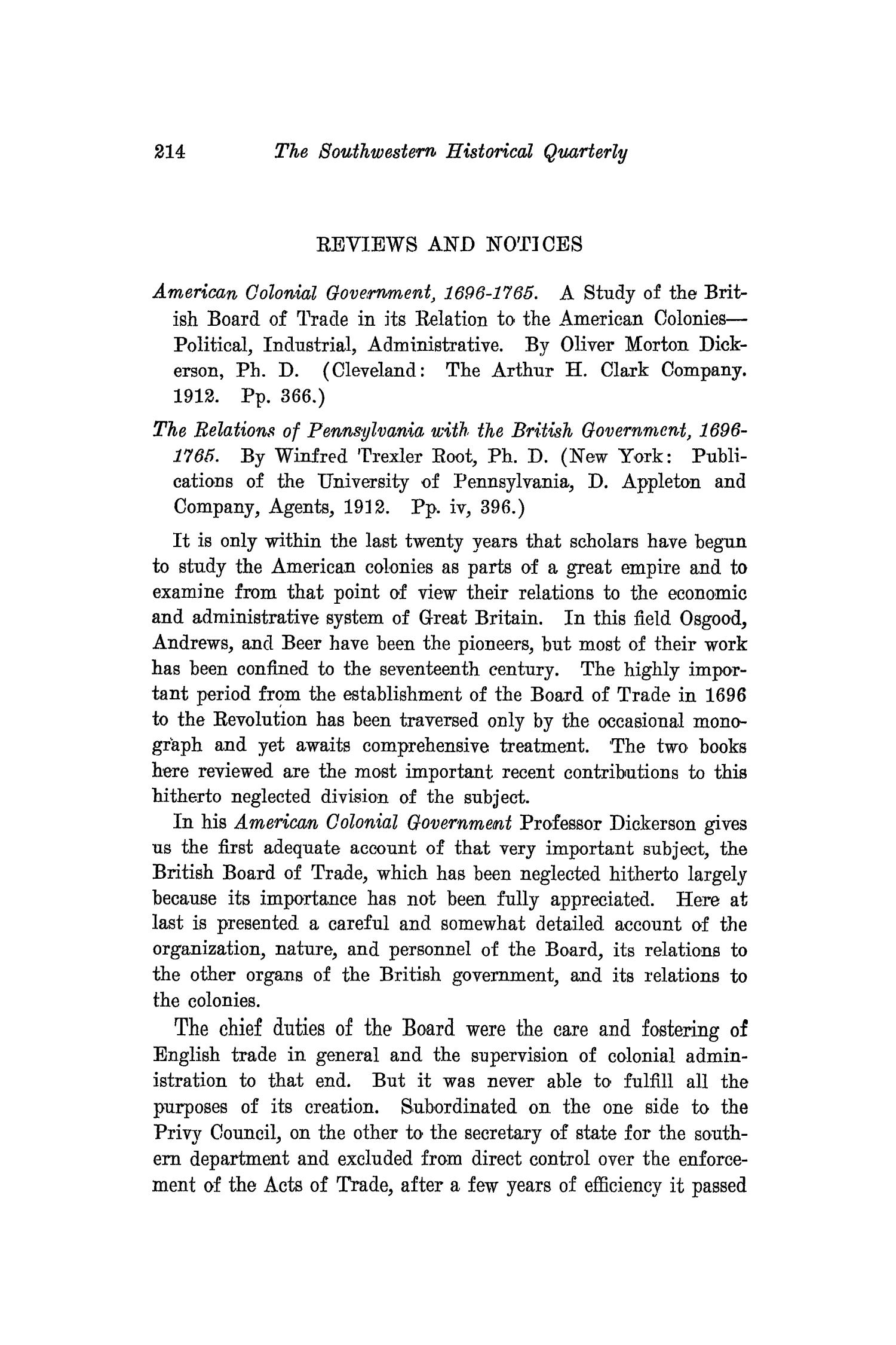 The Southwestern Historical Quarterly, Volume 16, July 1912 - April, 1913
                                                
                                                    214
                                                