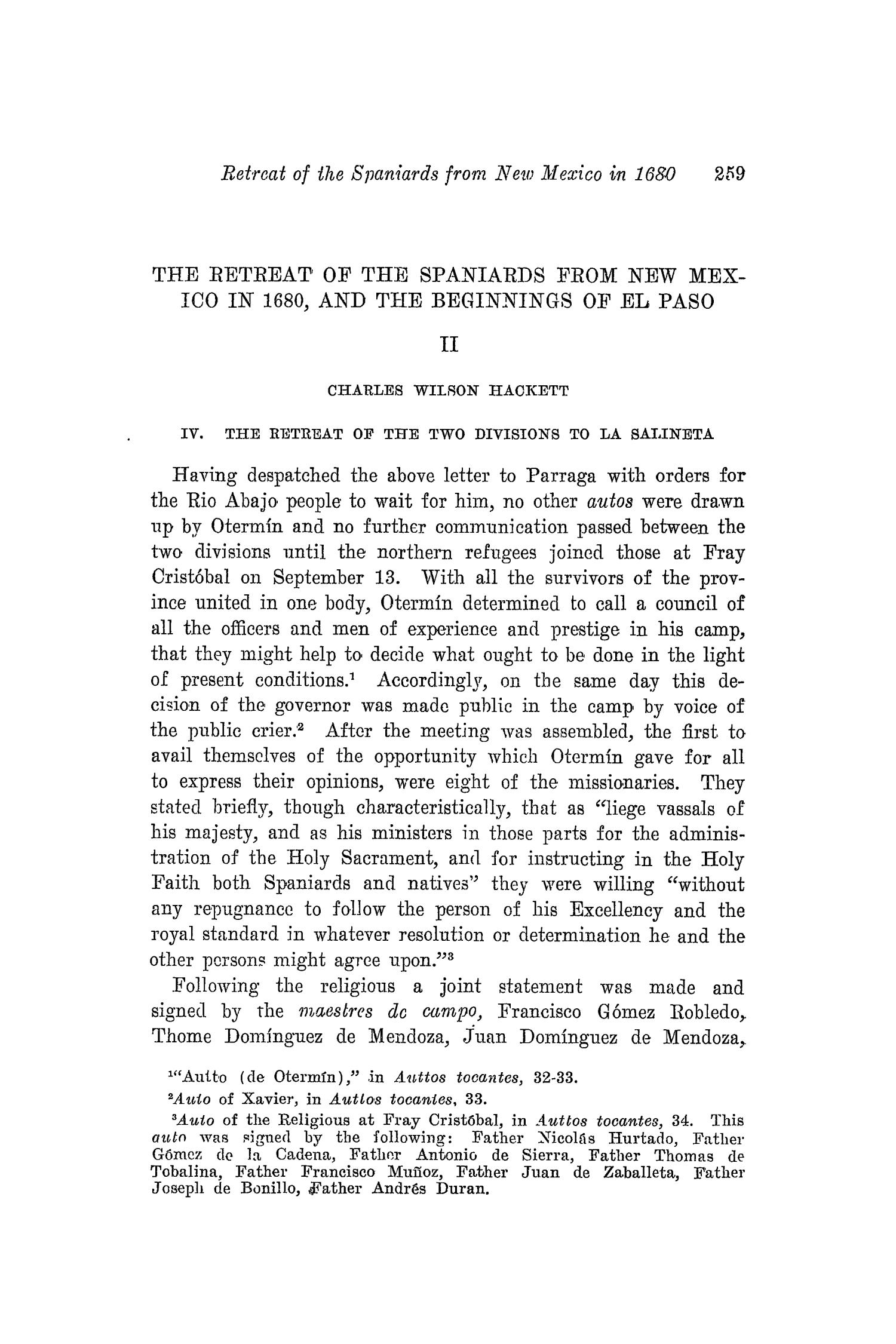 The Southwestern Historical Quarterly, Volume 16, July 1912 - April, 1913
                                                
                                                    259
                                                