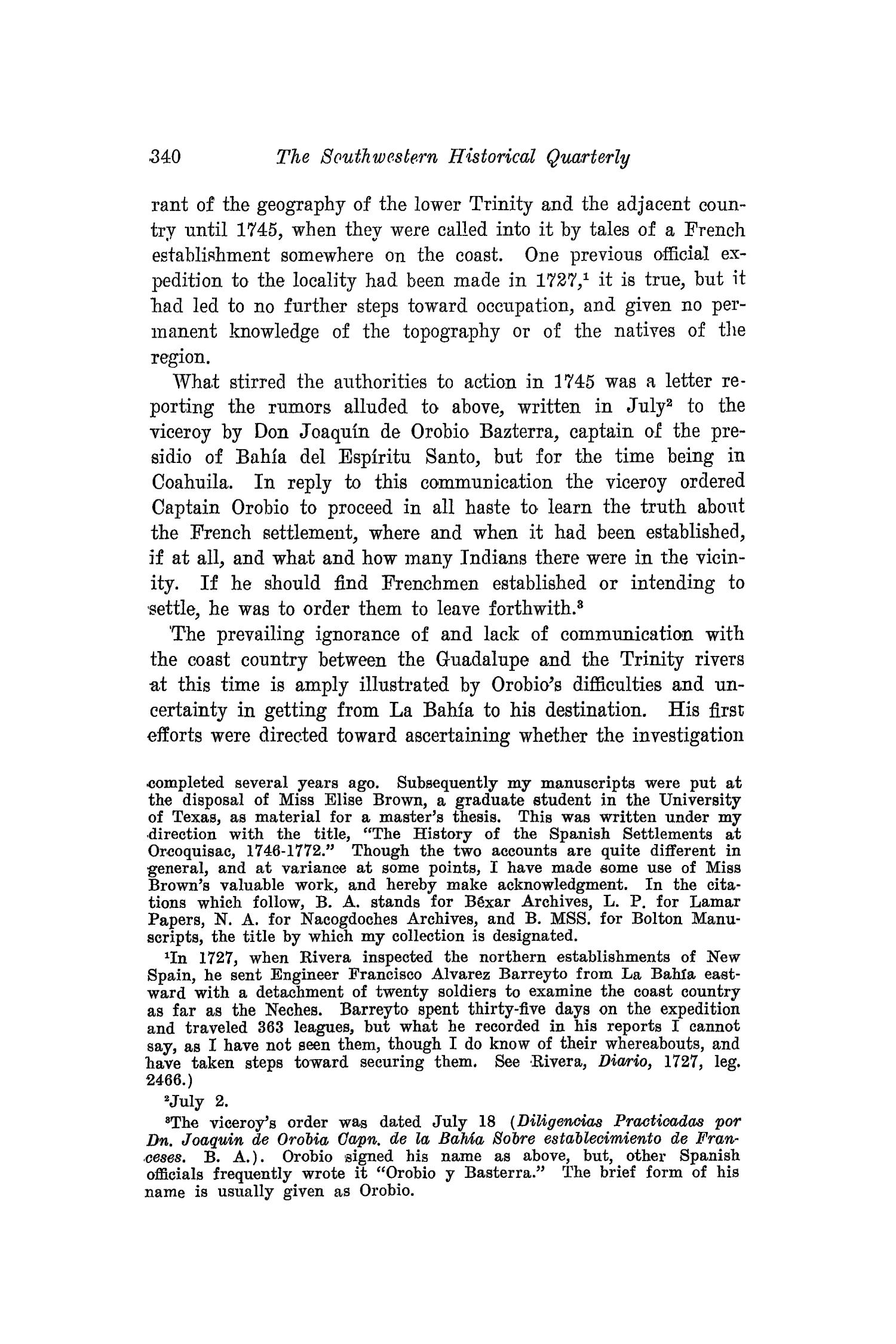 The Southwestern Historical Quarterly, Volume 16, July 1912 - April, 1913
                                                
                                                    340
                                                