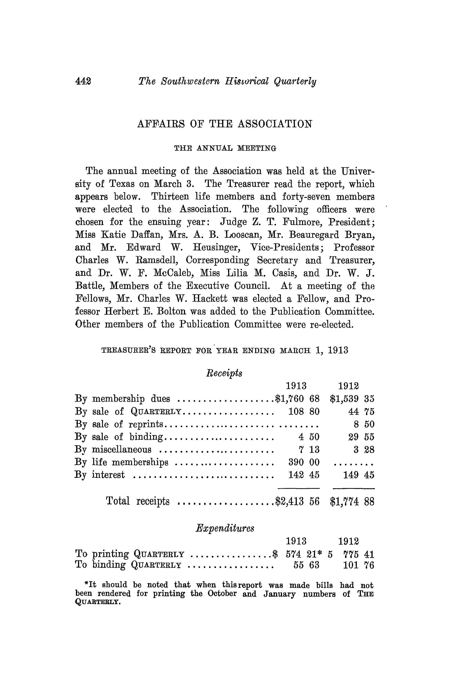 The Southwestern Historical Quarterly, Volume 16, July 1912 - April, 1913
                                                
                                                    442
                                                