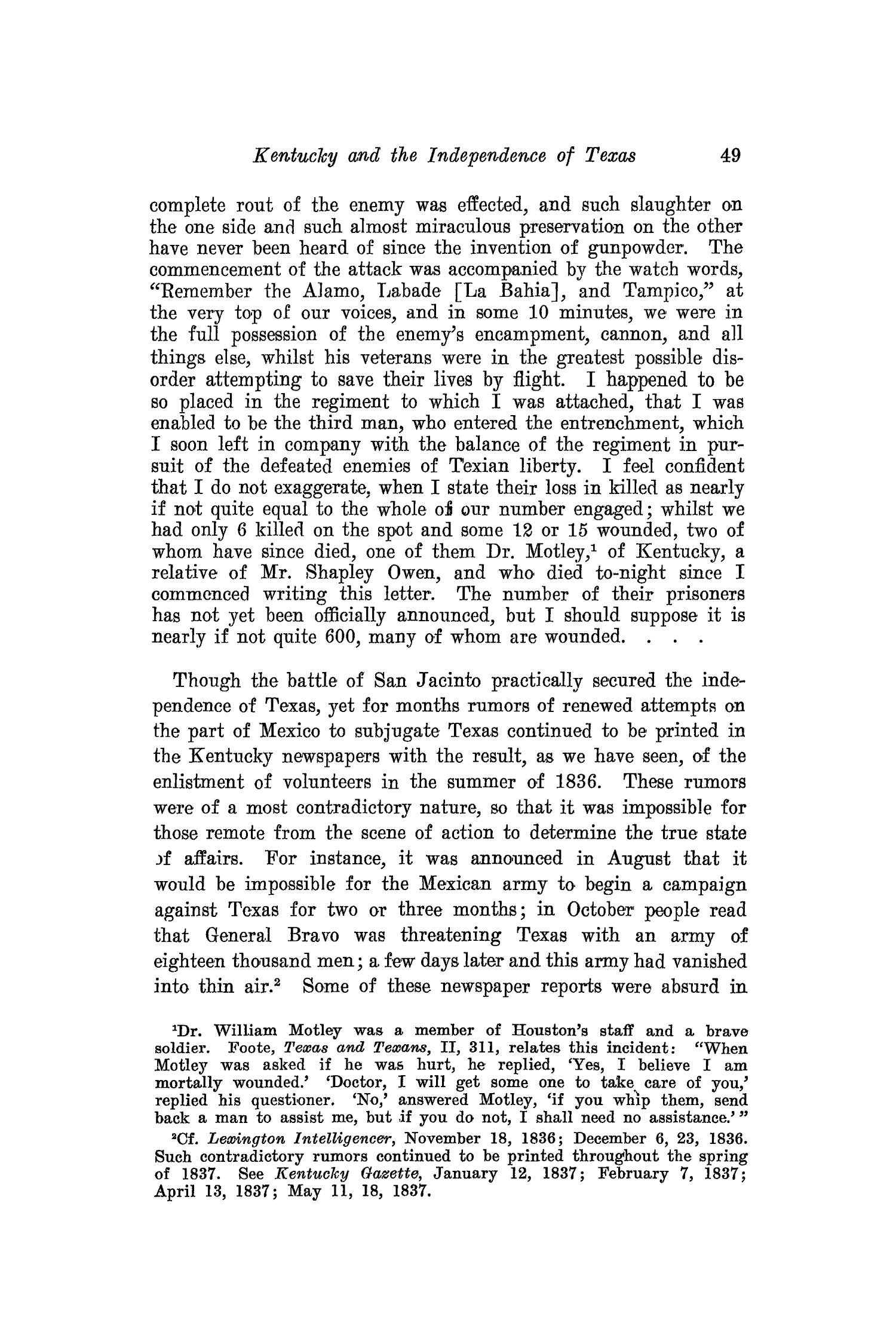 The Southwestern Historical Quarterly, Volume 16, July 1912 - April, 1913
                                                
                                                    49
                                                