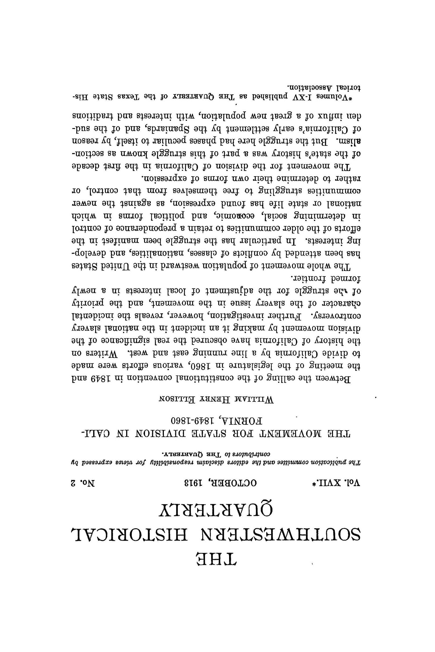 The Southwestern Historical Quarterly, Volume 17, July 1913 - April, 1914
                                                
                                                    101
                                                