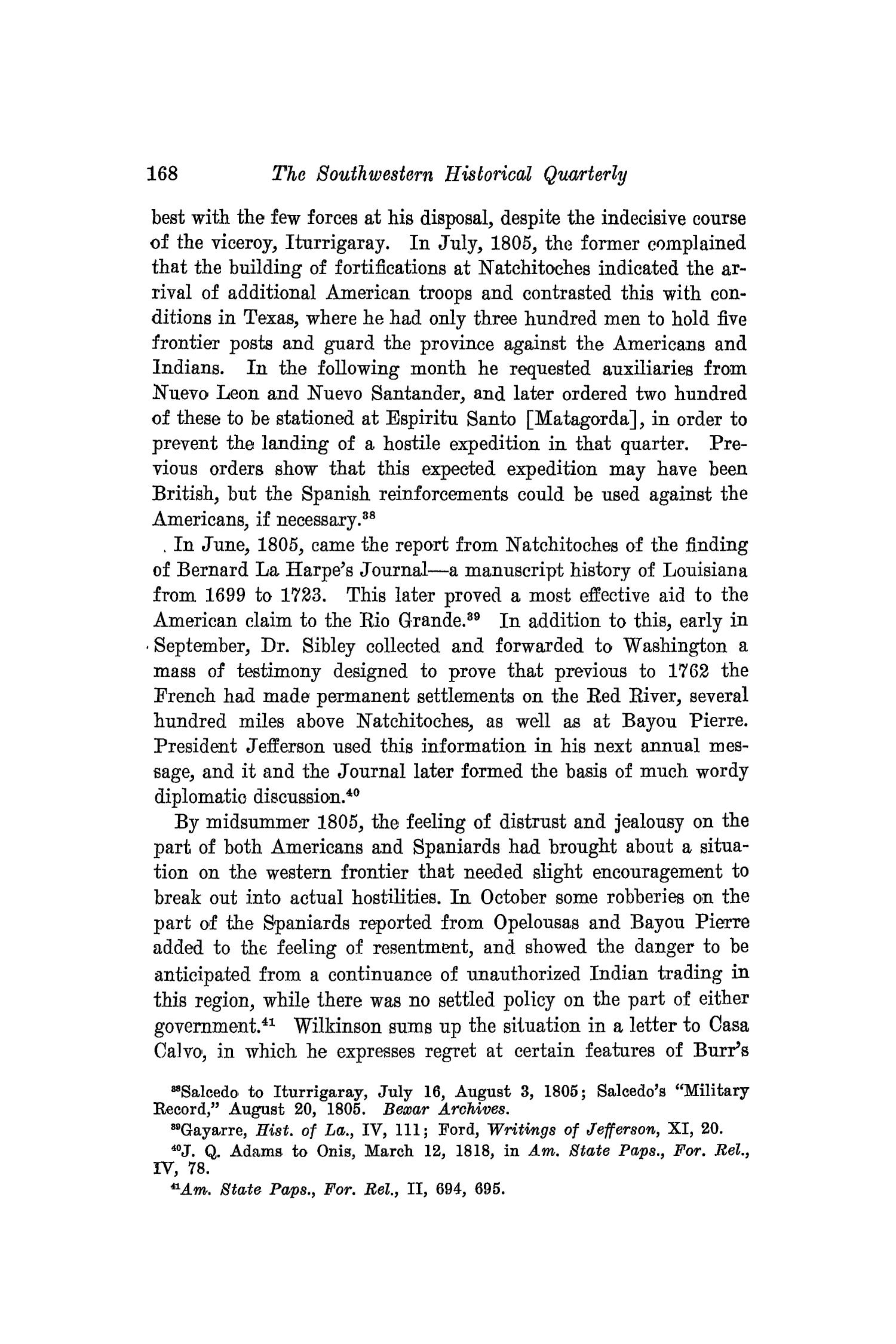 The Southwestern Historical Quarterly, Volume 17, July 1913 - April, 1914
                                                
                                                    168
                                                