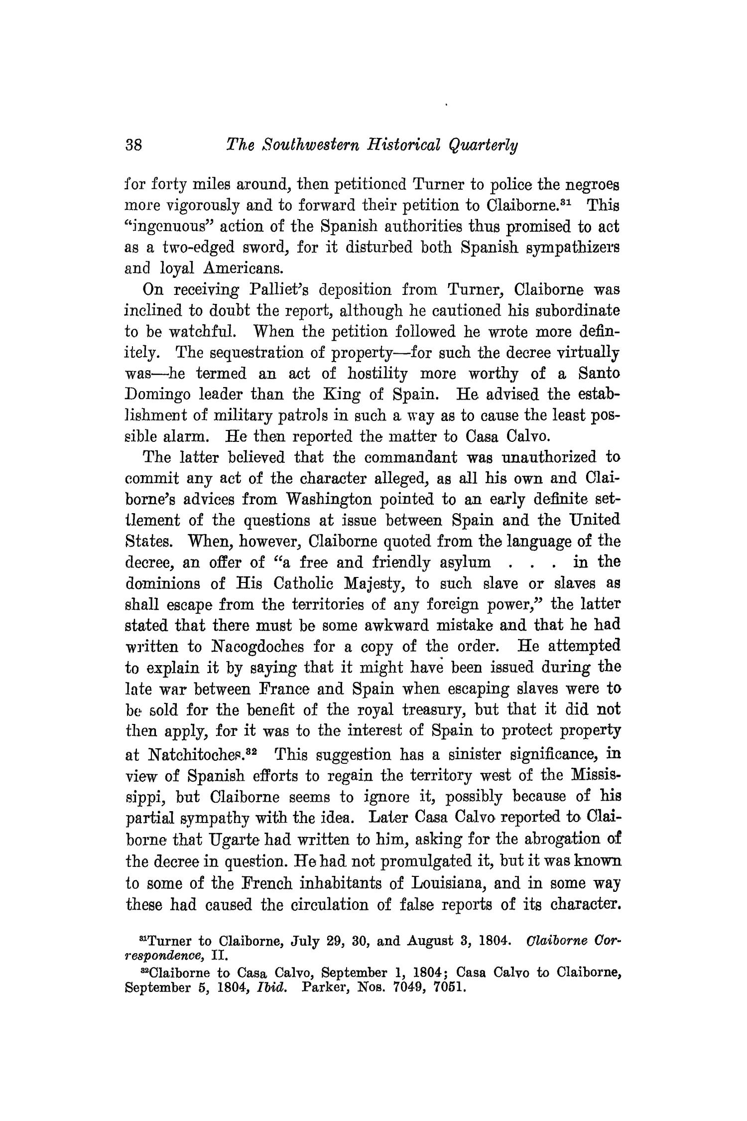 The Southwestern Historical Quarterly, Volume 17, July 1913 - April, 1914
                                                
                                                    38
                                                