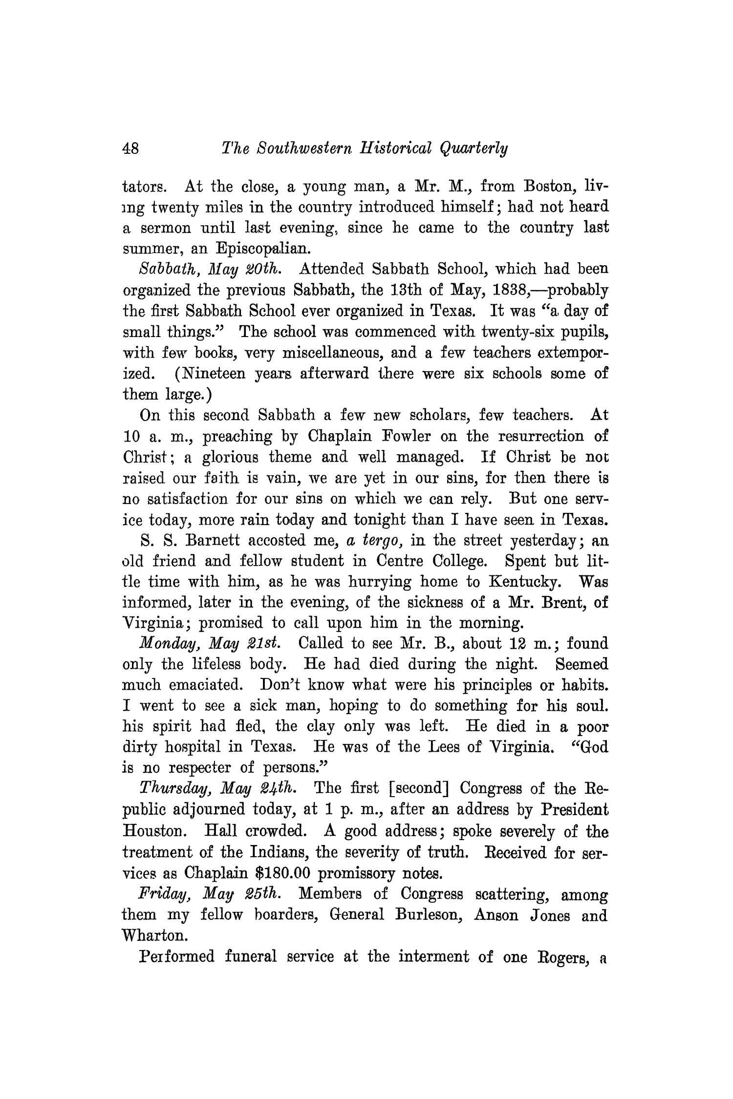 The Southwestern Historical Quarterly, Volume 17, July 1913 - April, 1914
                                                
                                                    48
                                                