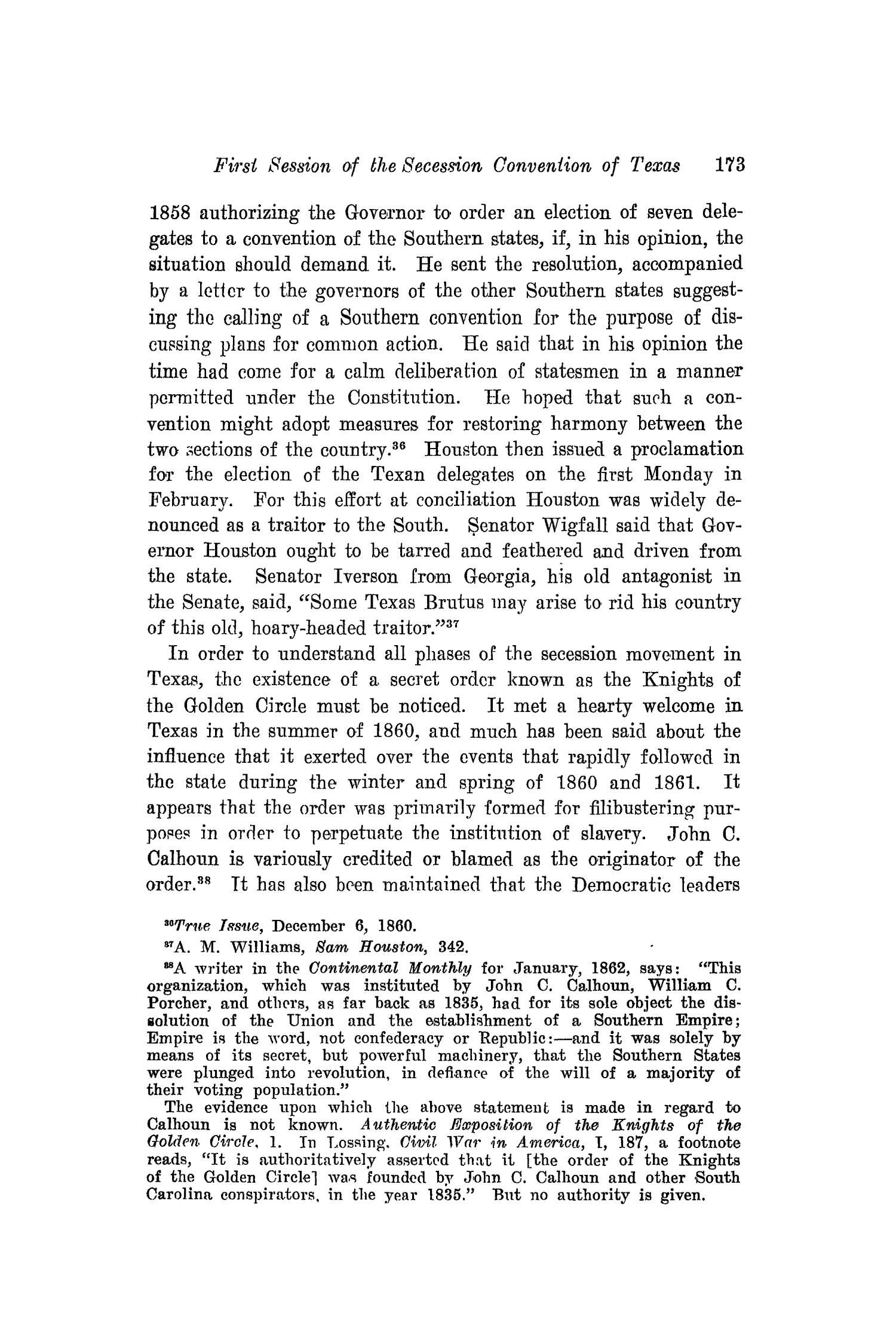 The Southwestern Historical Quarterly, Volume 18, July 1914 - April, 1915
                                                
                                                    173
                                                