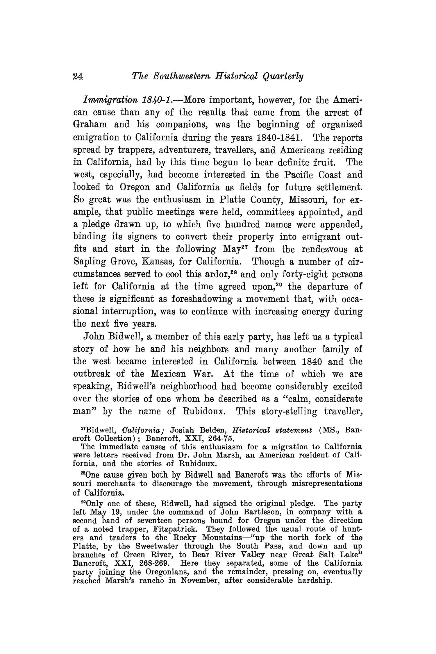The Southwestern Historical Quarterly, Volume 18, July 1914 - April, 1915
                                                
                                                    24
                                                