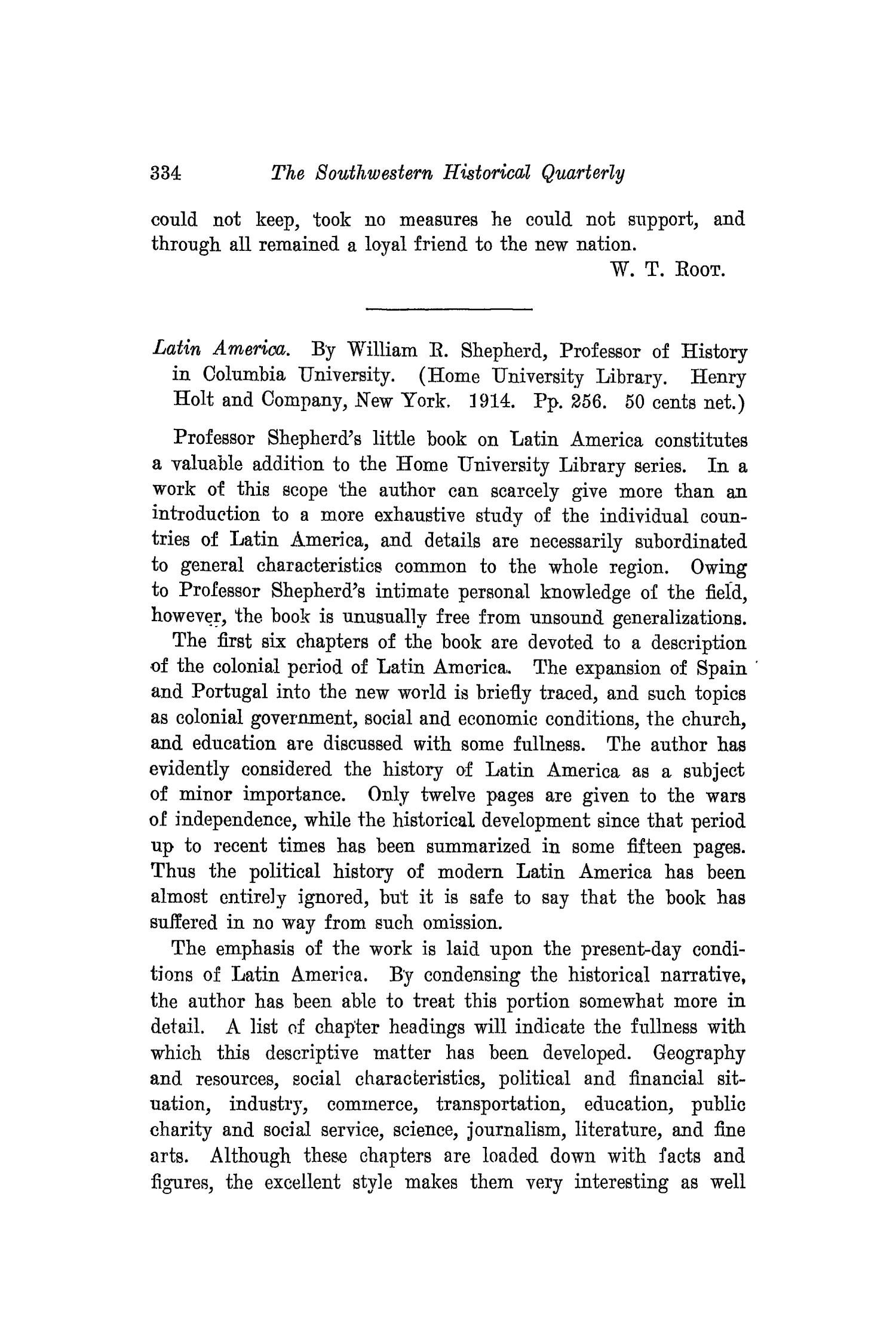 The Southwestern Historical Quarterly, Volume 18, July 1914 - April, 1915
                                                
                                                    334
                                                