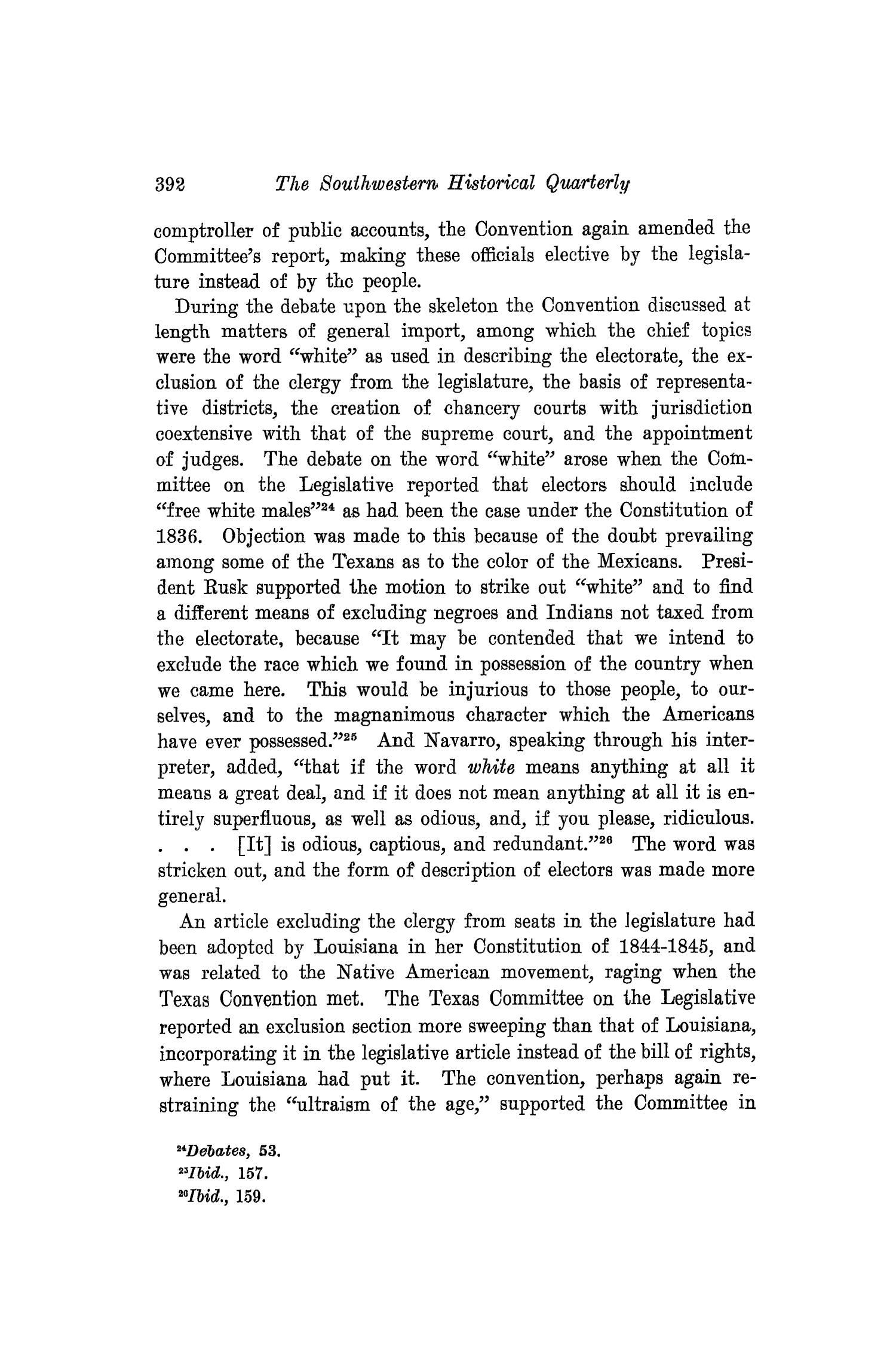 The Southwestern Historical Quarterly, Volume 18, July 1914 - April, 1915
                                                
                                                    392
                                                