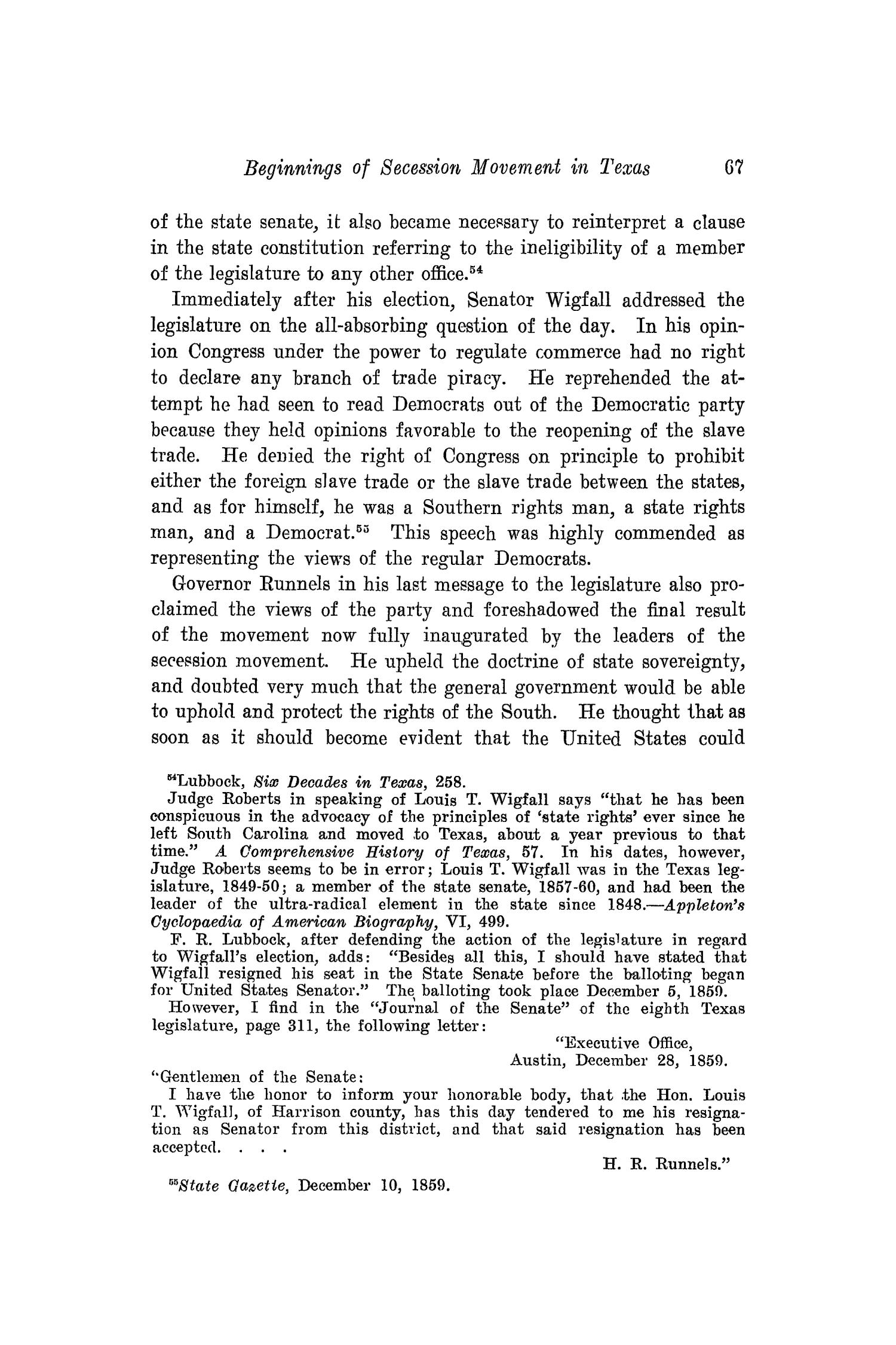 The Southwestern Historical Quarterly, Volume 18, July 1914 - April, 1915
                                                
                                                    67
                                                