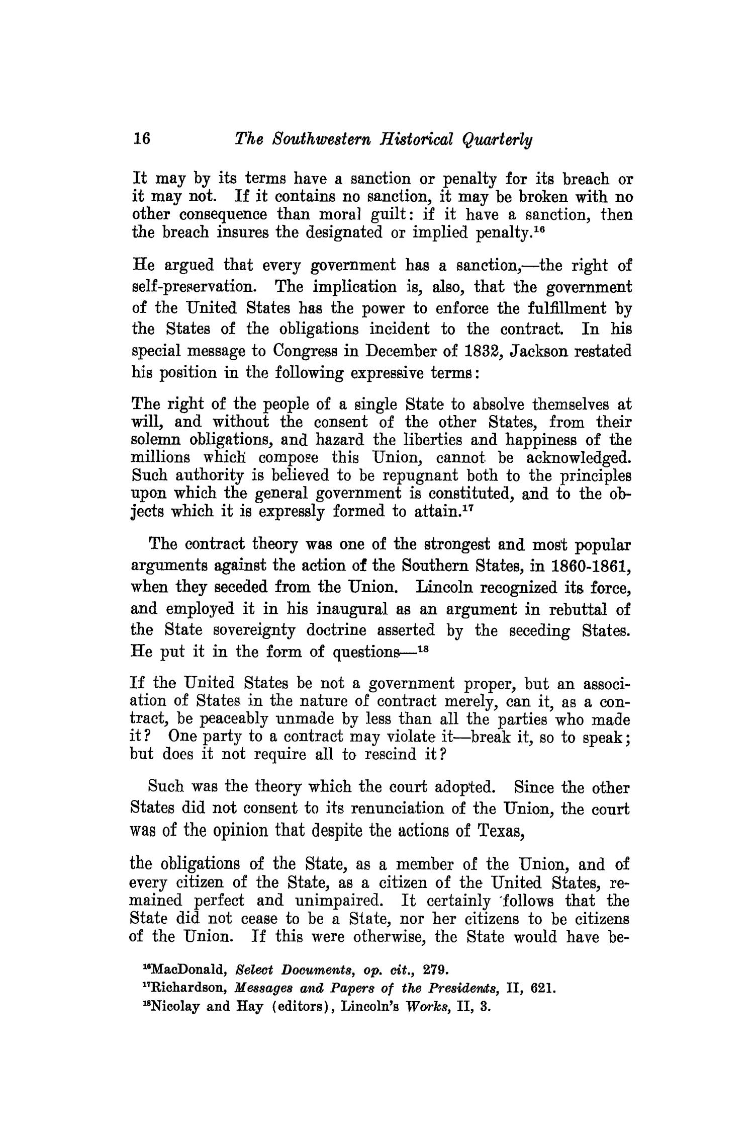 The Southwestern Historical Quarterly, Volume 19, July 1915 - April, 1916
                                                
                                                    16
                                                