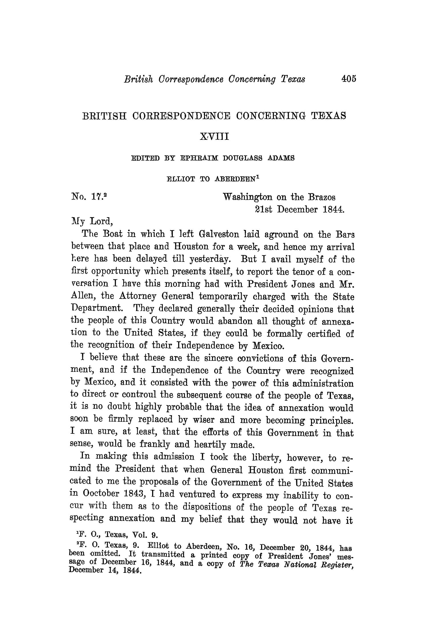 The Southwestern Historical Quarterly, Volume 19, July 1915 - April, 1916
                                                
                                                    405
                                                