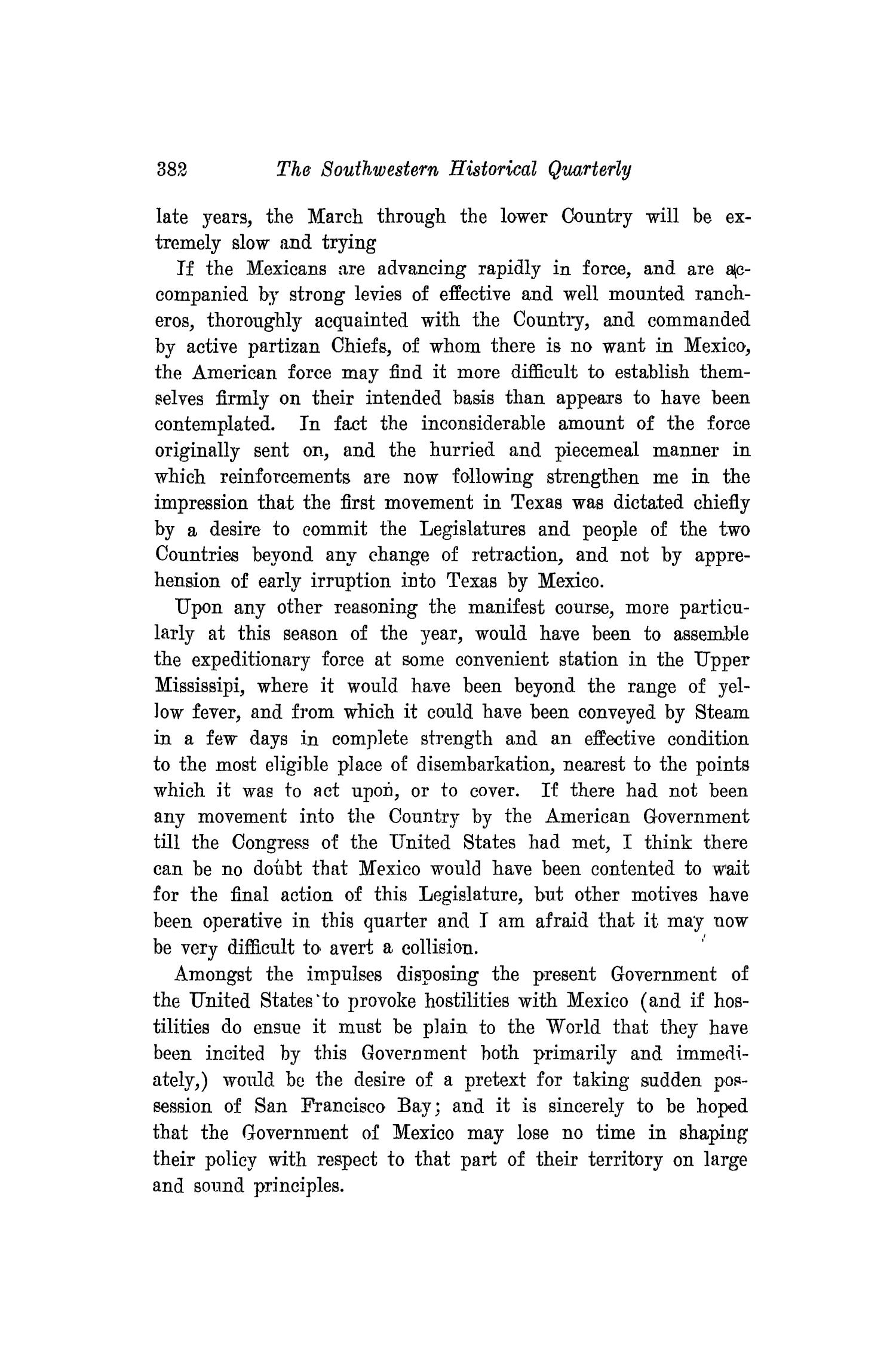 The Southwestern Historical Quarterly, Volume 20, July 1916 - April, 1917
                                                
                                                    382
                                                