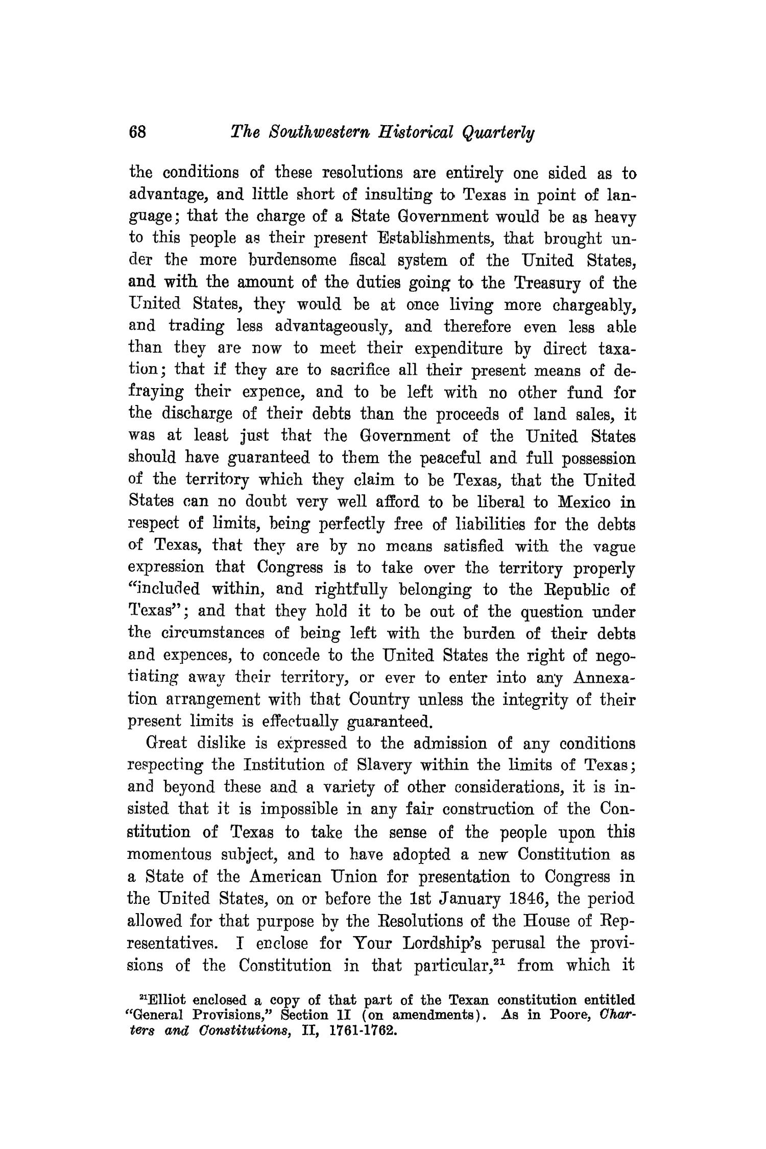 The Southwestern Historical Quarterly, Volume 20, July 1916 - April, 1917
                                                
                                                    68
                                                