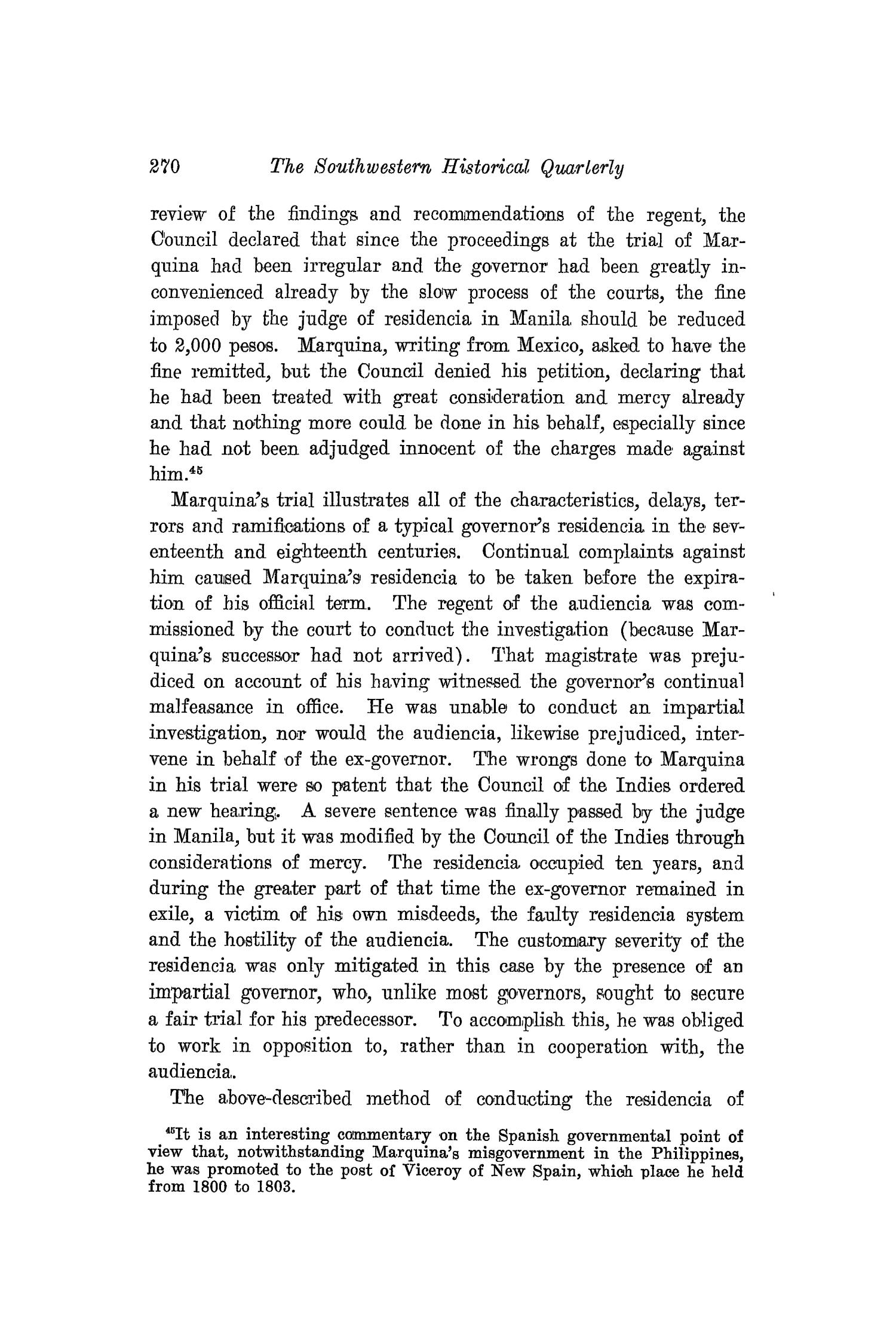 The Southwestern Historical Quarterly, Volume 21, July 1917 - April, 1918
                                                
                                                    270
                                                