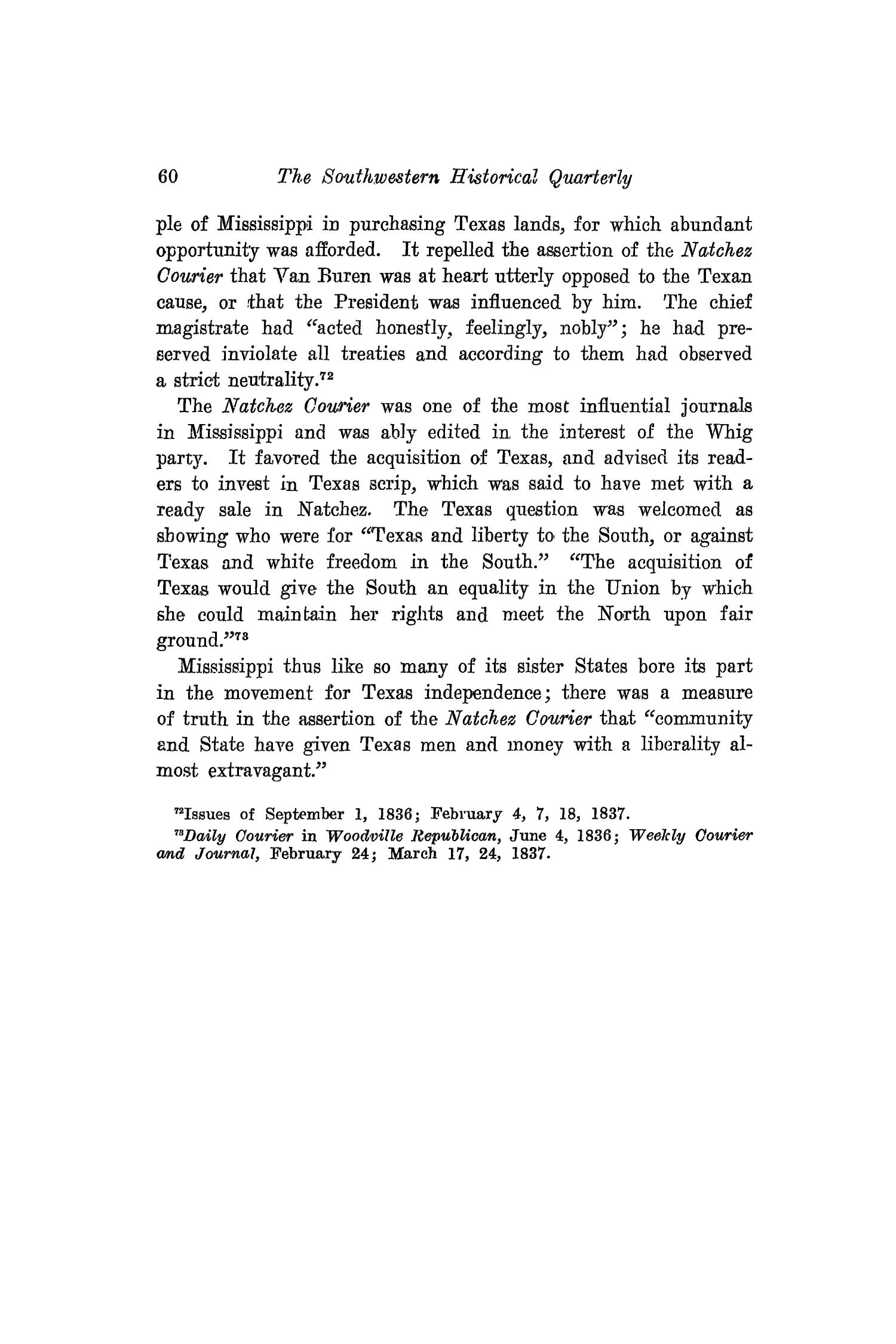 The Southwestern Historical Quarterly, Volume 21, July 1917 - April, 1918
                                                
                                                    60
                                                
