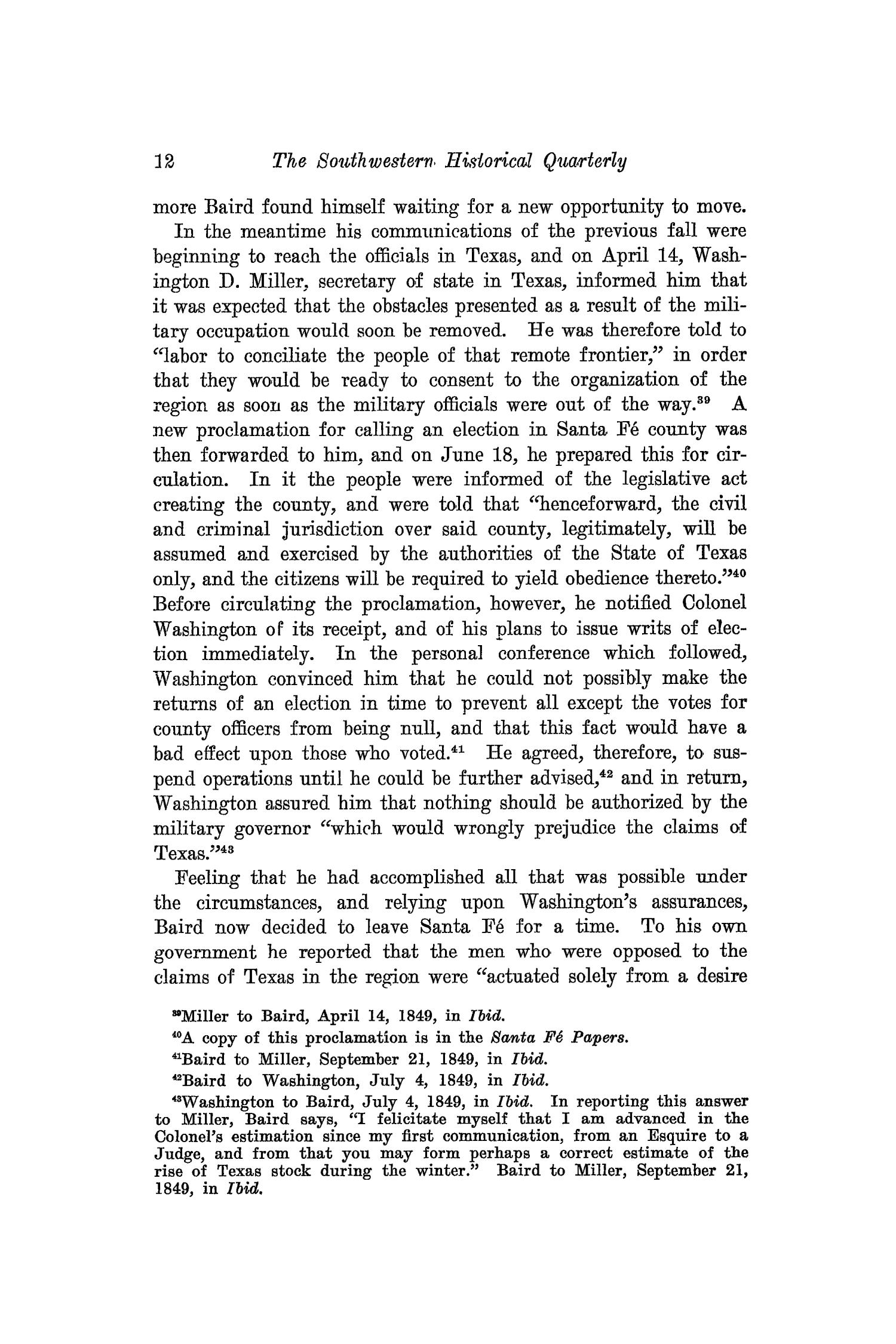 The Southwestern Historical Quarterly, Volume 24, July 1920 - April, 1921
                                                
                                                    12
                                                