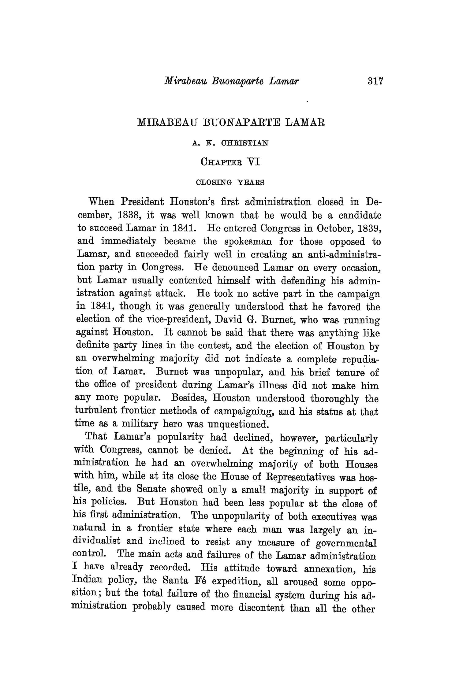 The Southwestern Historical Quarterly, Volume 24, July 1920 - April, 1921
                                                
                                                    317
                                                