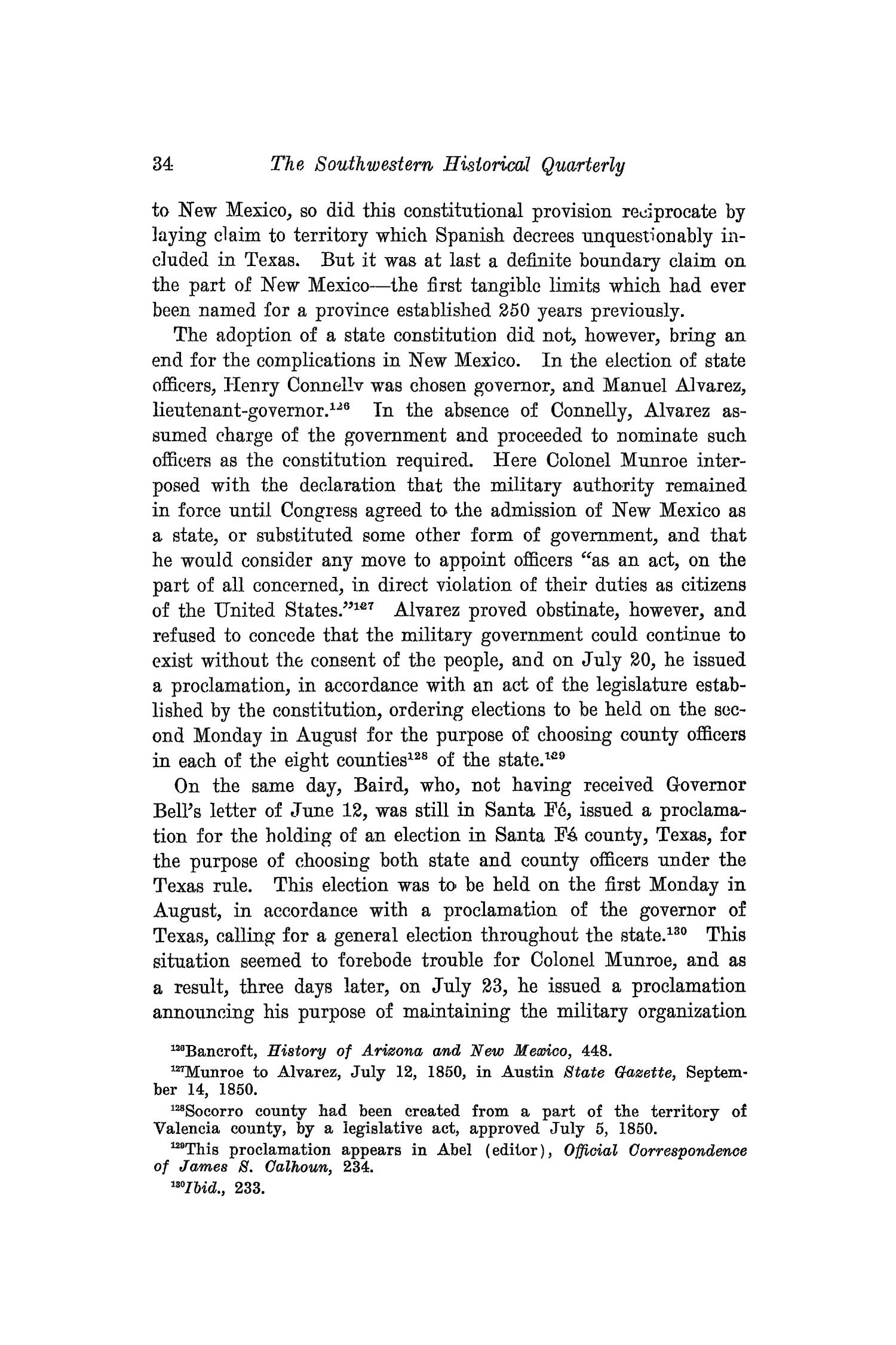 The Southwestern Historical Quarterly, Volume 24, July 1920 - April, 1921
                                                
                                                    34
                                                