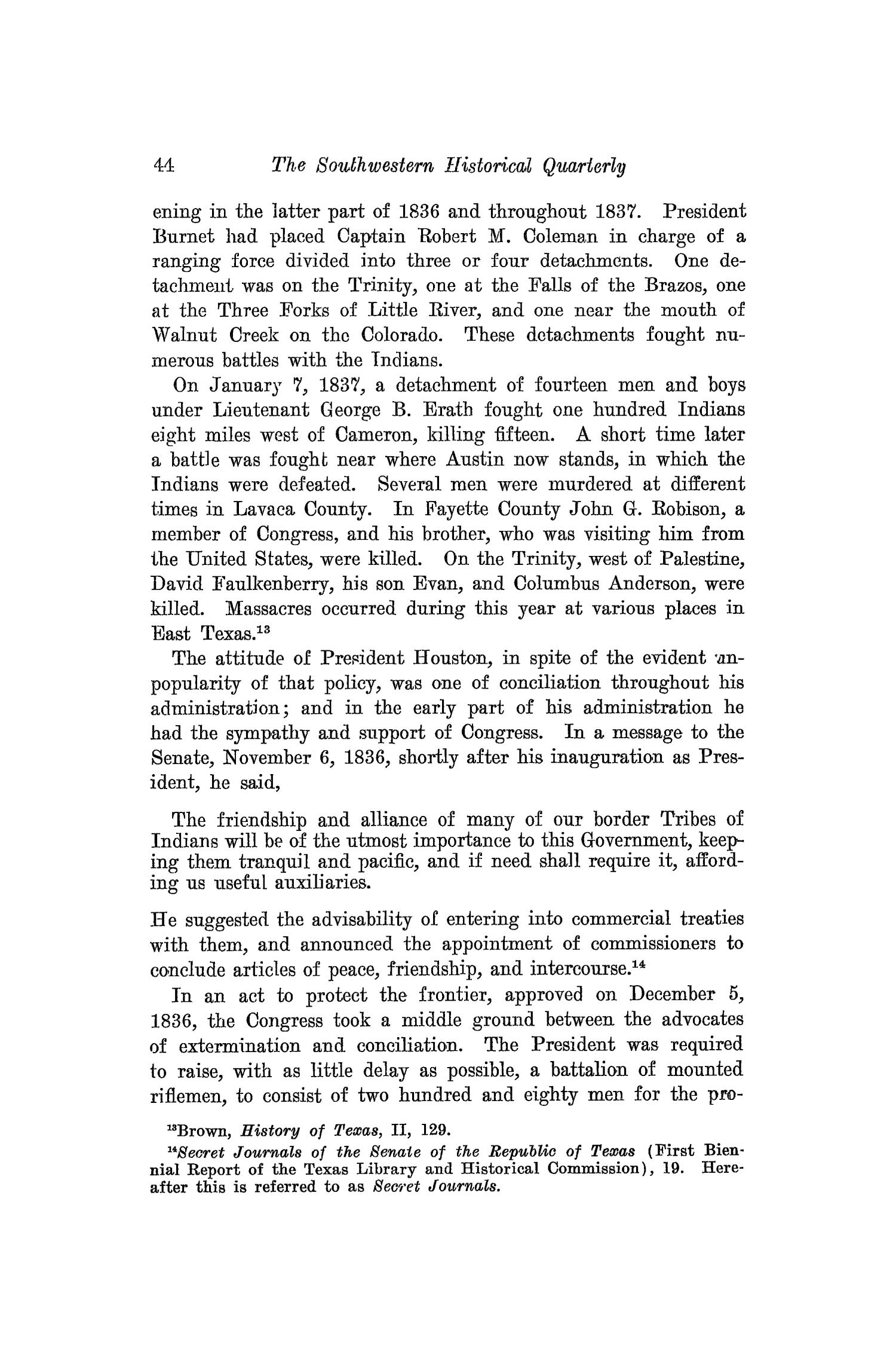 The Southwestern Historical Quarterly, Volume 24, July 1920 - April, 1921
                                                
                                                    44
                                                