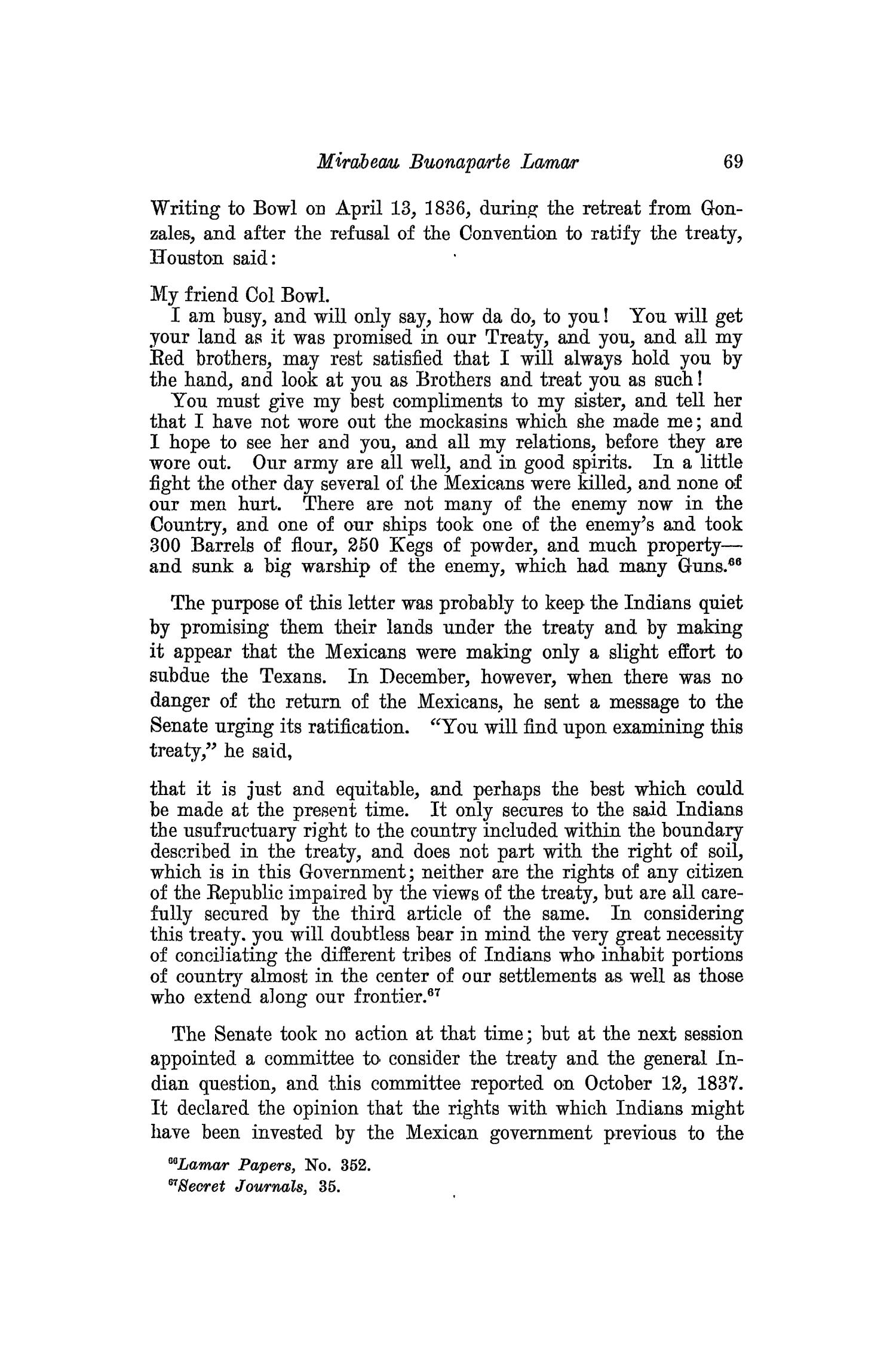 The Southwestern Historical Quarterly, Volume 24, July 1920 - April, 1921
                                                
                                                    69
                                                