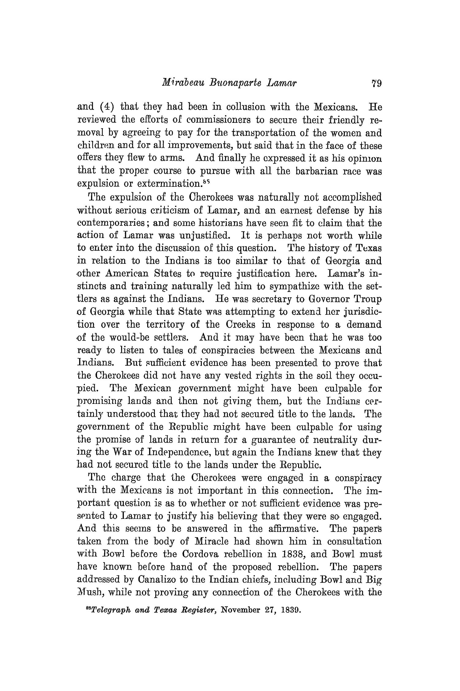 The Southwestern Historical Quarterly, Volume 24, July 1920 - April, 1921
                                                
                                                    79
                                                