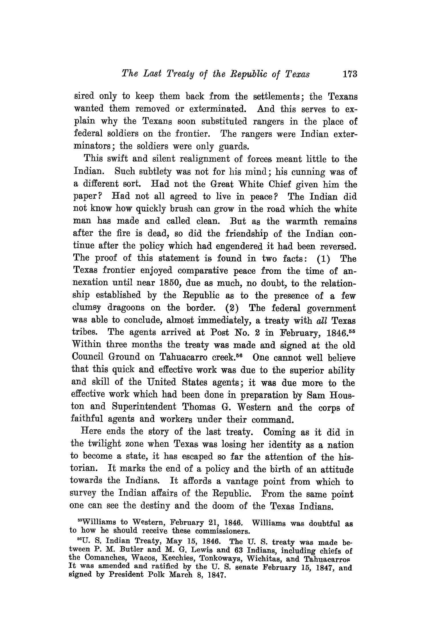 The Southwestern Historical Quarterly, Volume 25, July 1921 - April, 1922
                                                
                                                    173
                                                