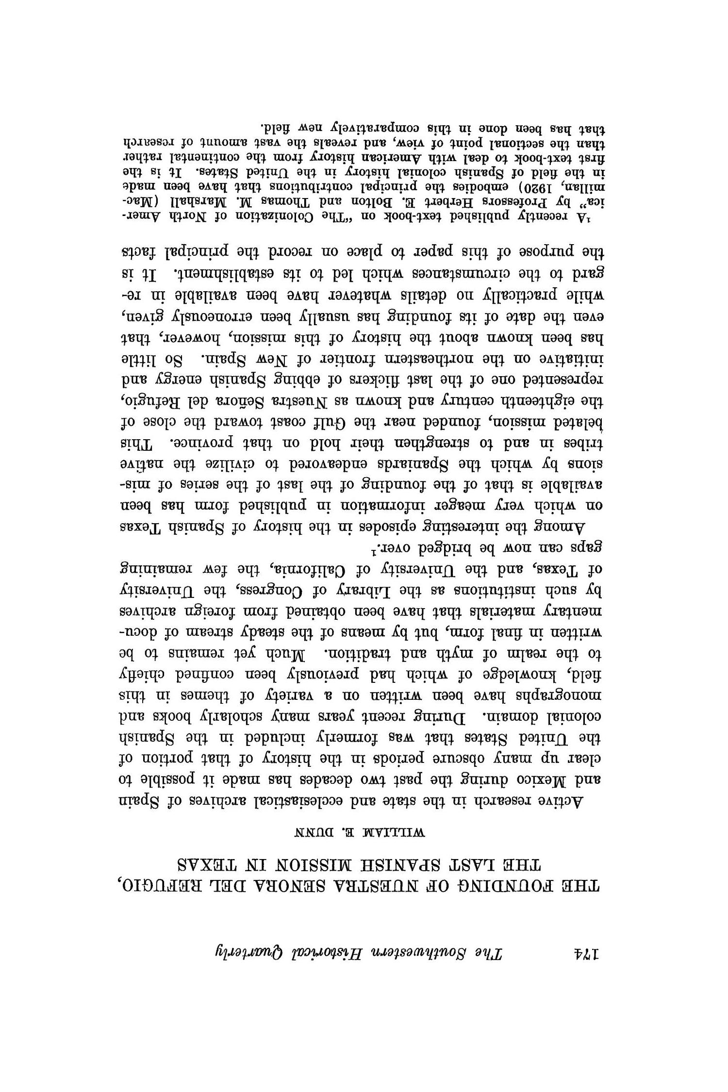 The Southwestern Historical Quarterly, Volume 25, July 1921 - April, 1922
                                                
                                                    174
                                                