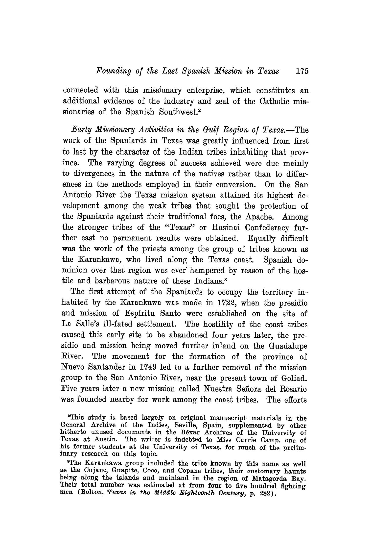 The Southwestern Historical Quarterly, Volume 25, July 1921 - April, 1922
                                                
                                                    175
                                                