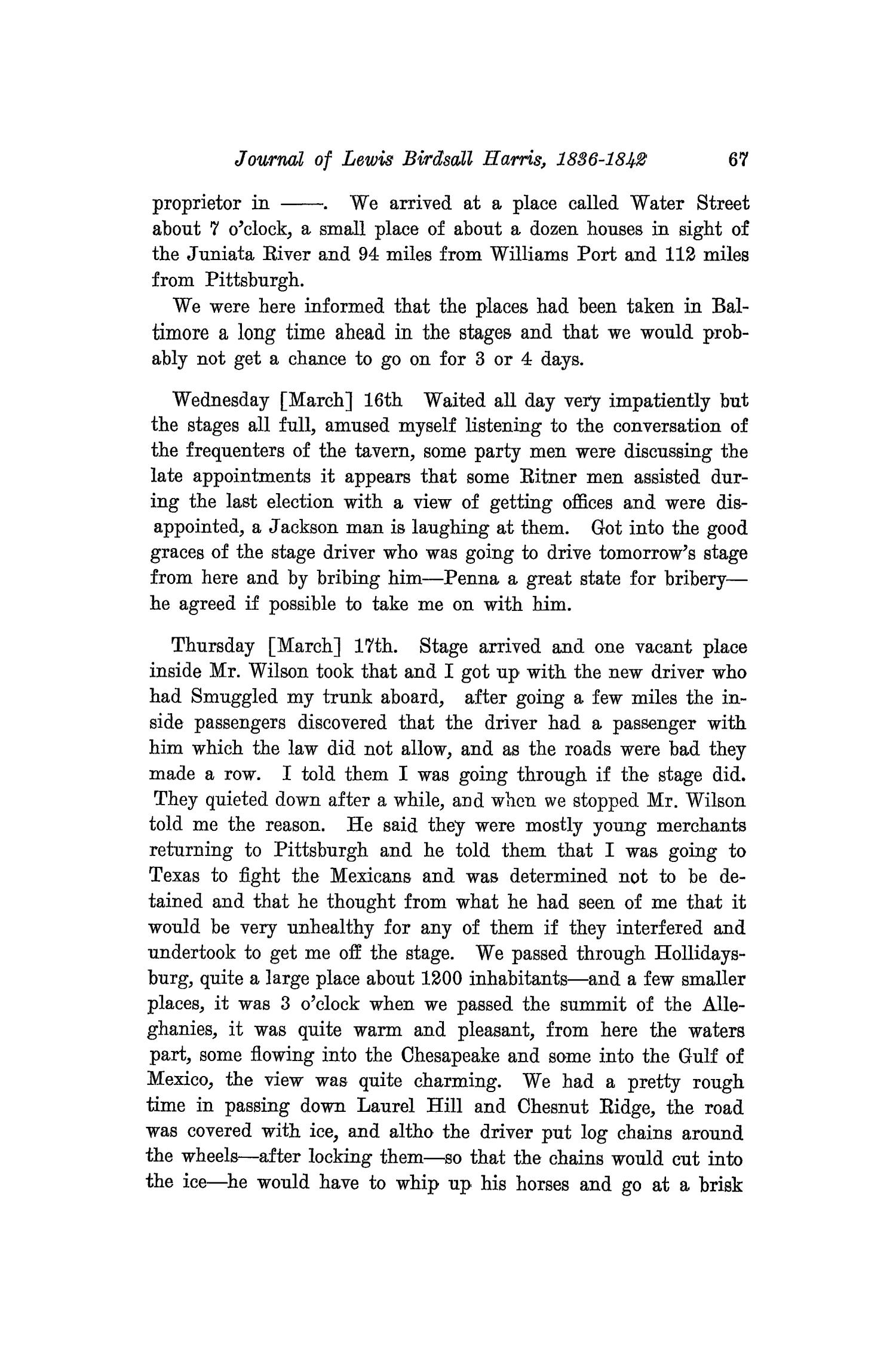 The Southwestern Historical Quarterly, Volume 25, July 1921 - April, 1922
                                                
                                                    67
                                                