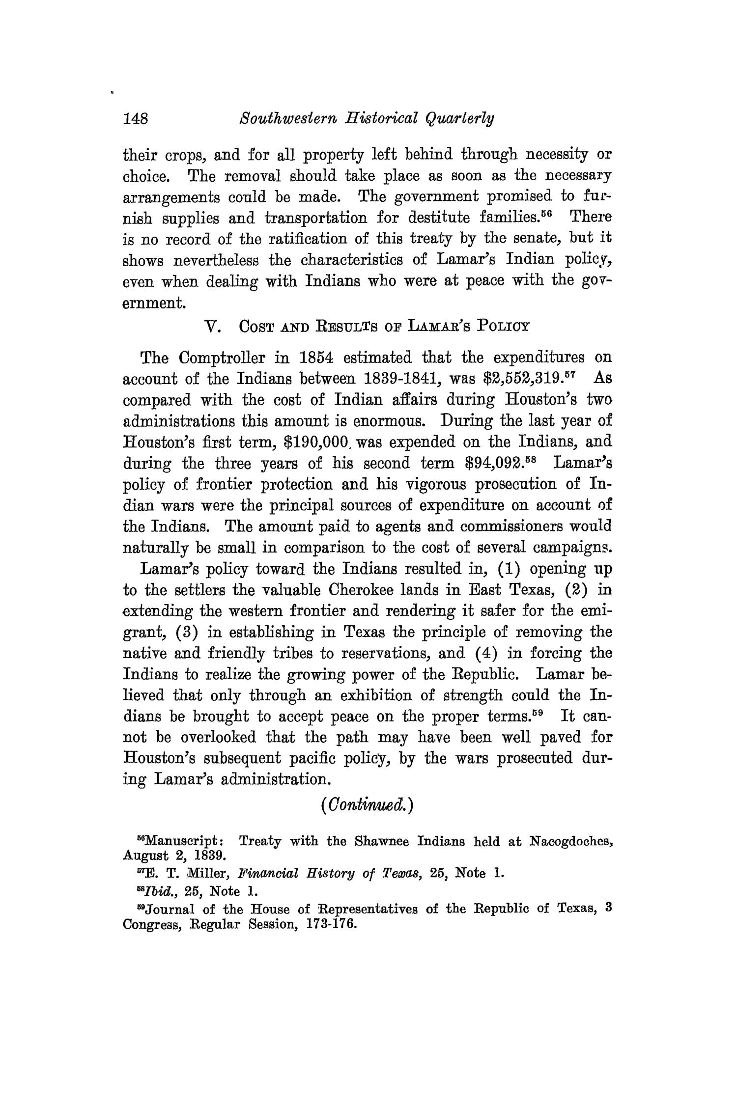 The Southwestern Historical Quarterly, Volume 26, July 1922 - April, 1923
                                                
                                                    148
                                                