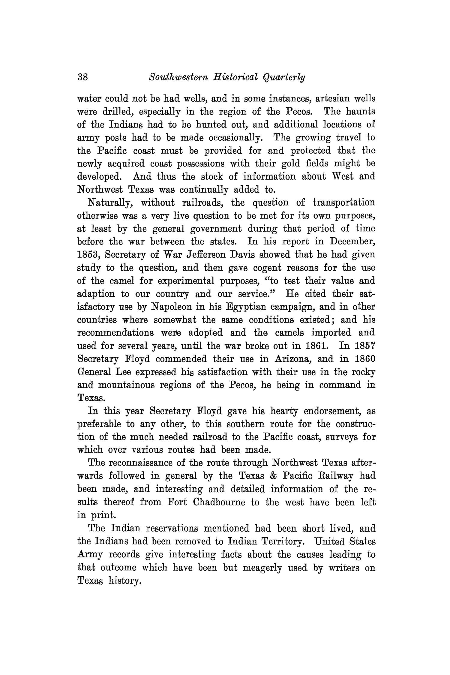The Southwestern Historical Quarterly, Volume 26, July 1922 - April, 1923
                                                
                                                    38
                                                