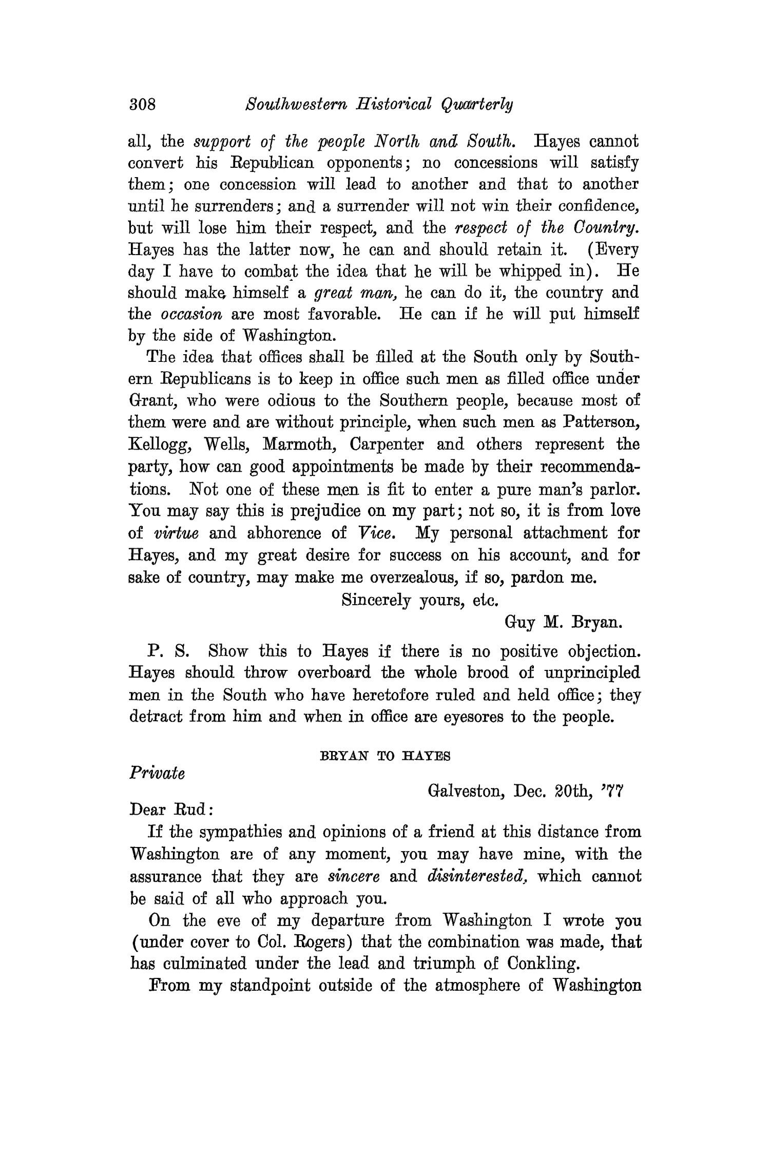 The Southwestern Historical Quarterly, Volume 27, July 1923 - April, 1924
                                                
                                                    308
                                                