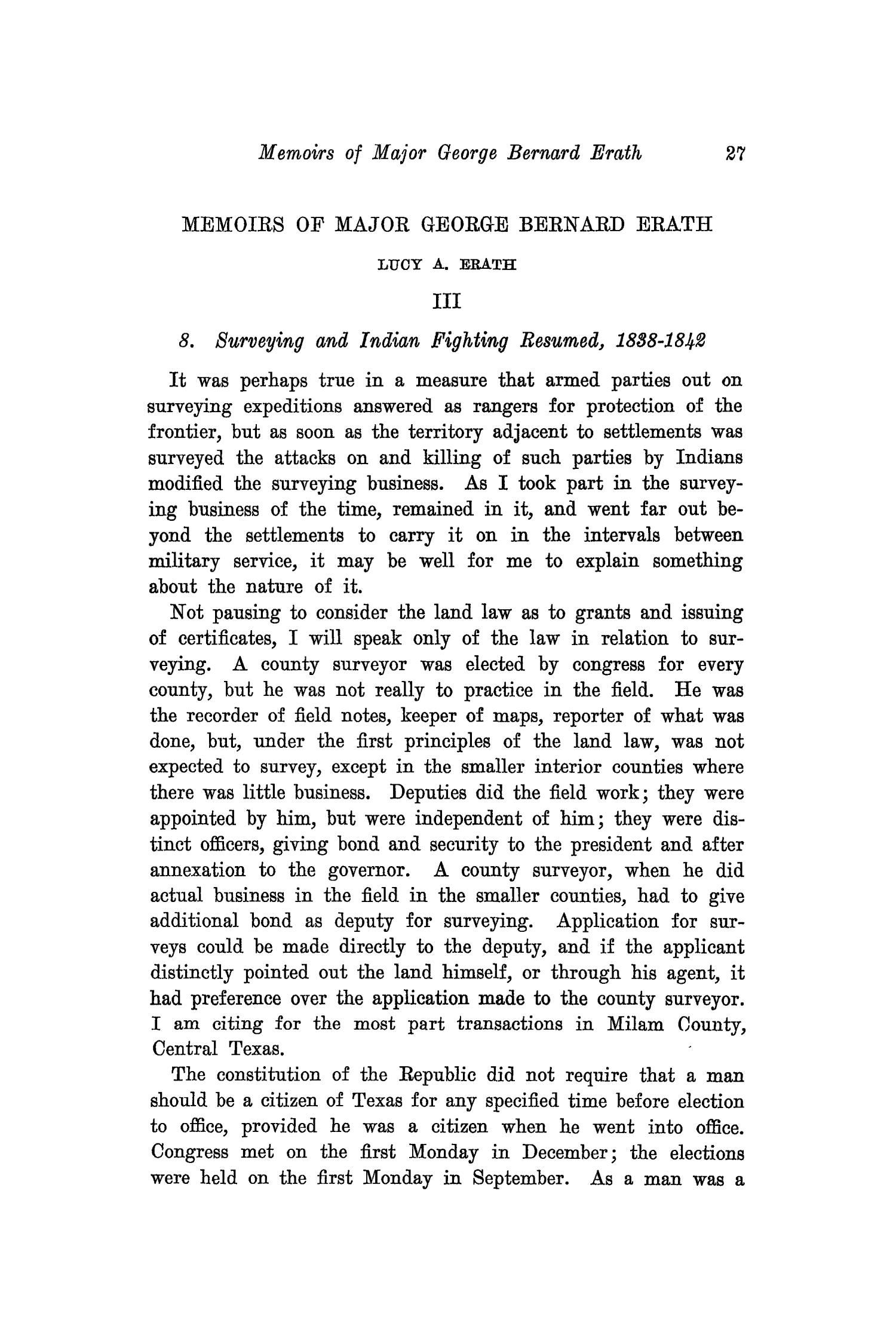 The Southwestern Historical Quarterly, Volume 27, July 1923 - April, 1924
                                                
                                                    27
                                                
