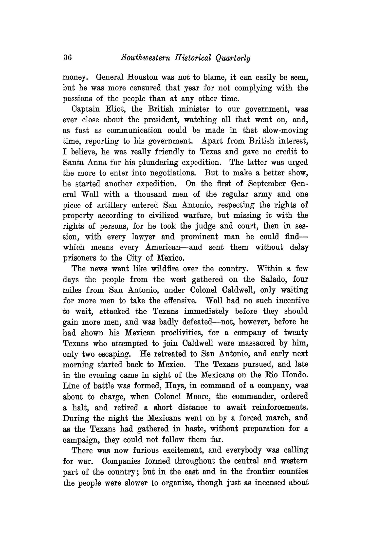 The Southwestern Historical Quarterly, Volume 27, July 1923 - April, 1924
                                                
                                                    36
                                                